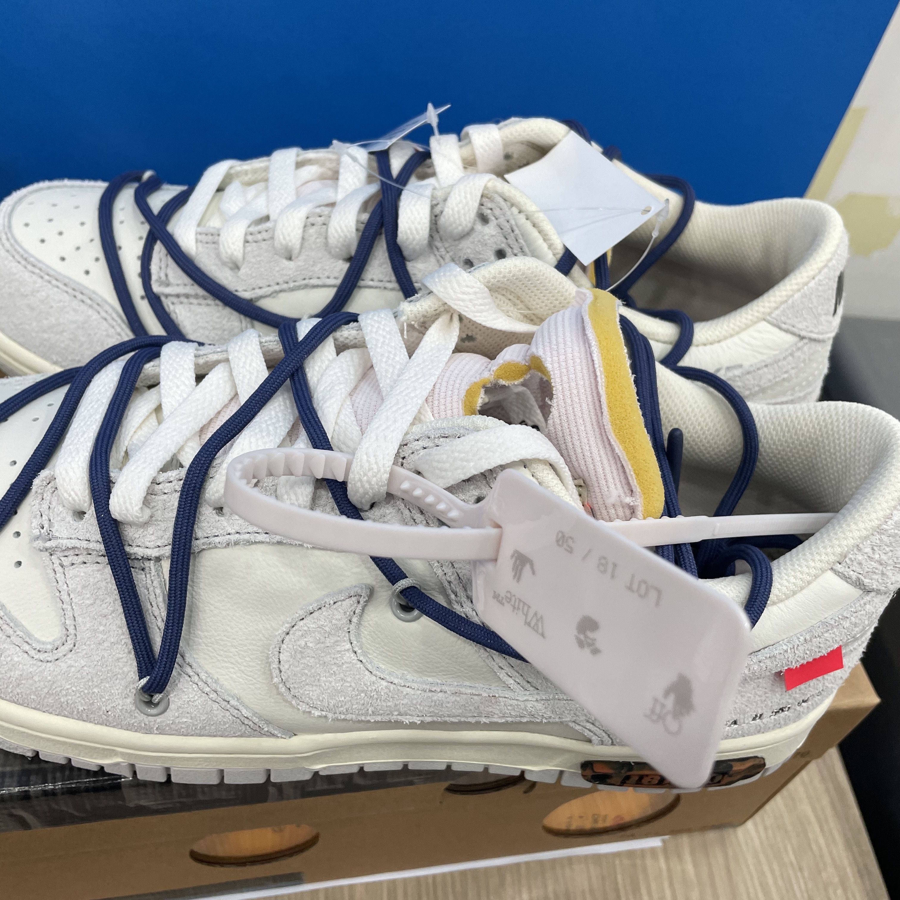 Nike x Off-White Dunk Low The 50 - Lot 18 착용 스타일 - 2