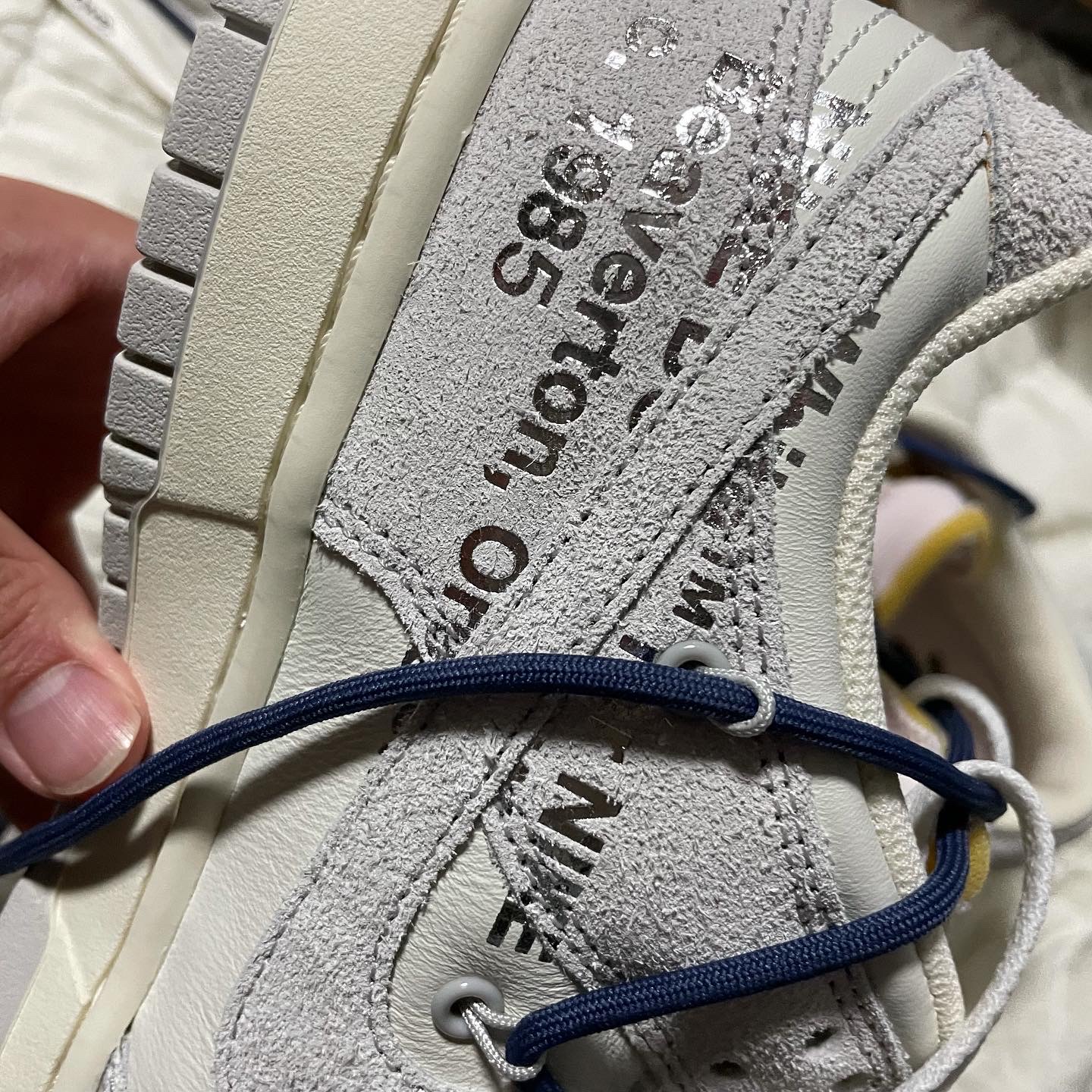 Nike x Off-White Dunk Low The 50 - Lot 18 착용 스타일 - 4