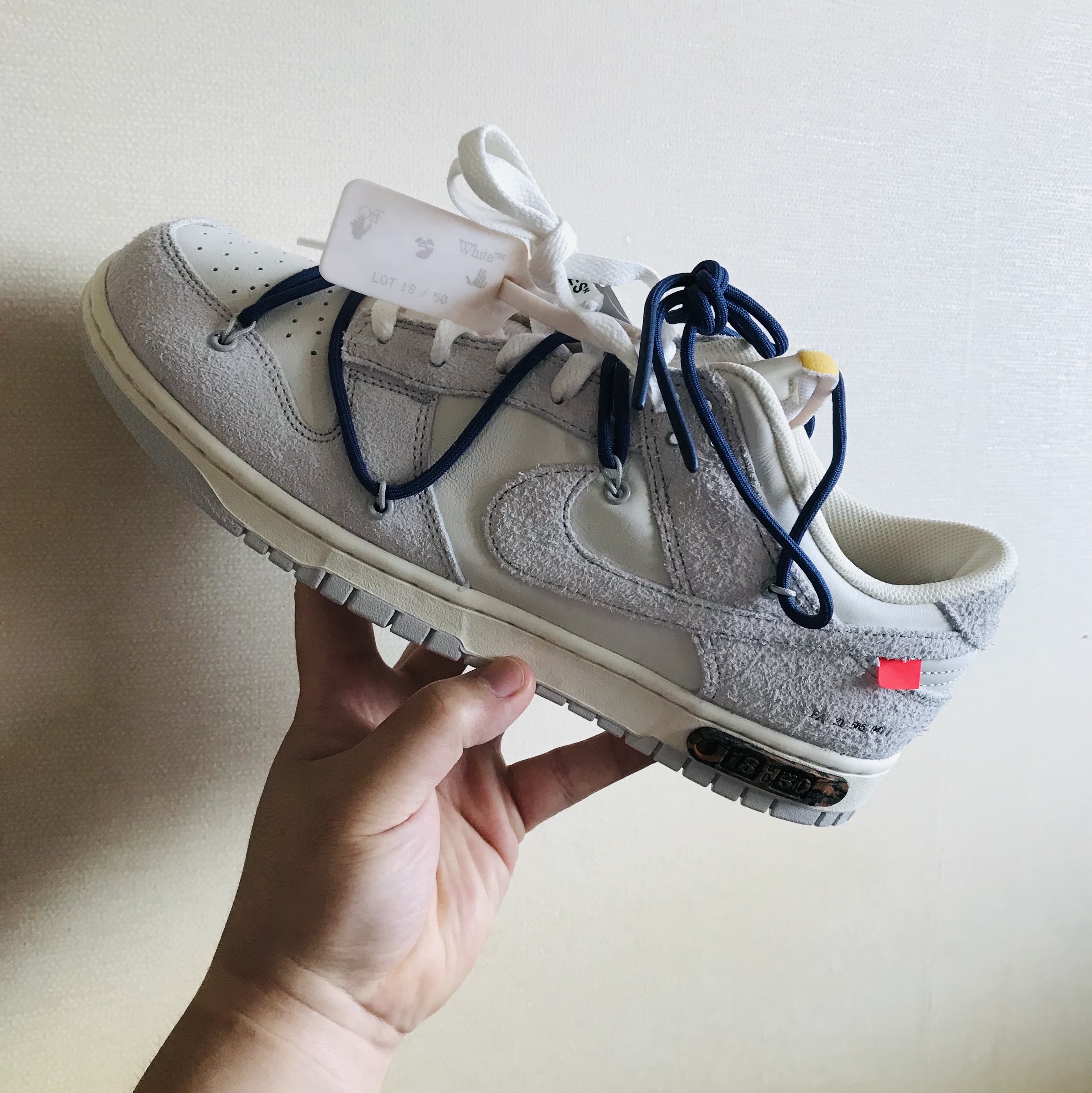 Nike x Off-White Dunk Low The 50 - Lot 18 착용 스타일 - 1