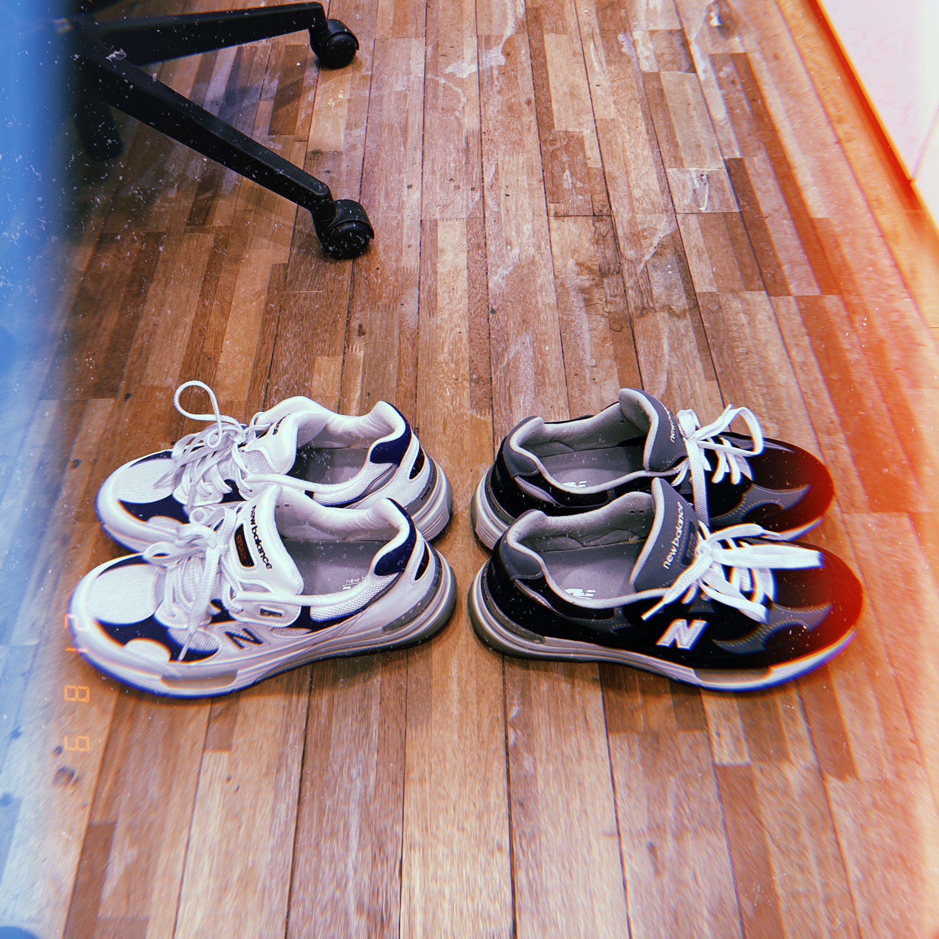 New Balance 992 Made in USA Black Grey, New Balance 992 Made in USA White Navy 착용 스타일