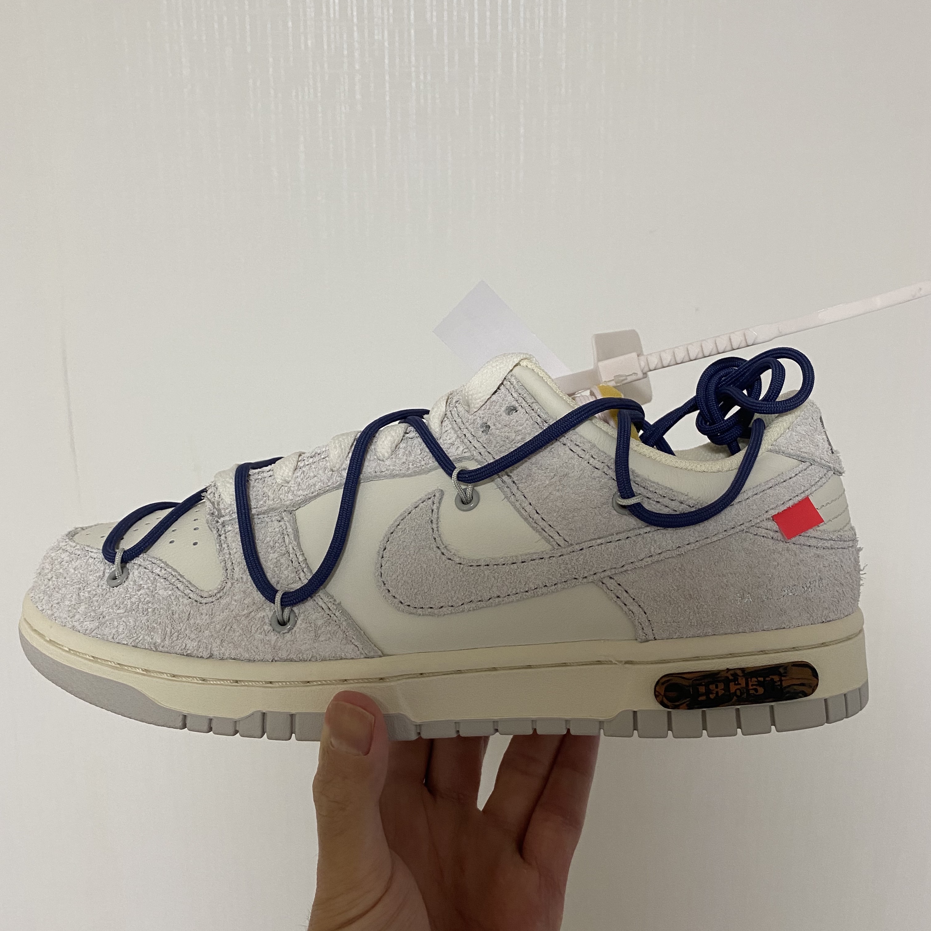 Nike x Off-White Dunk Low The 50 - Lot 18 착용 스타일