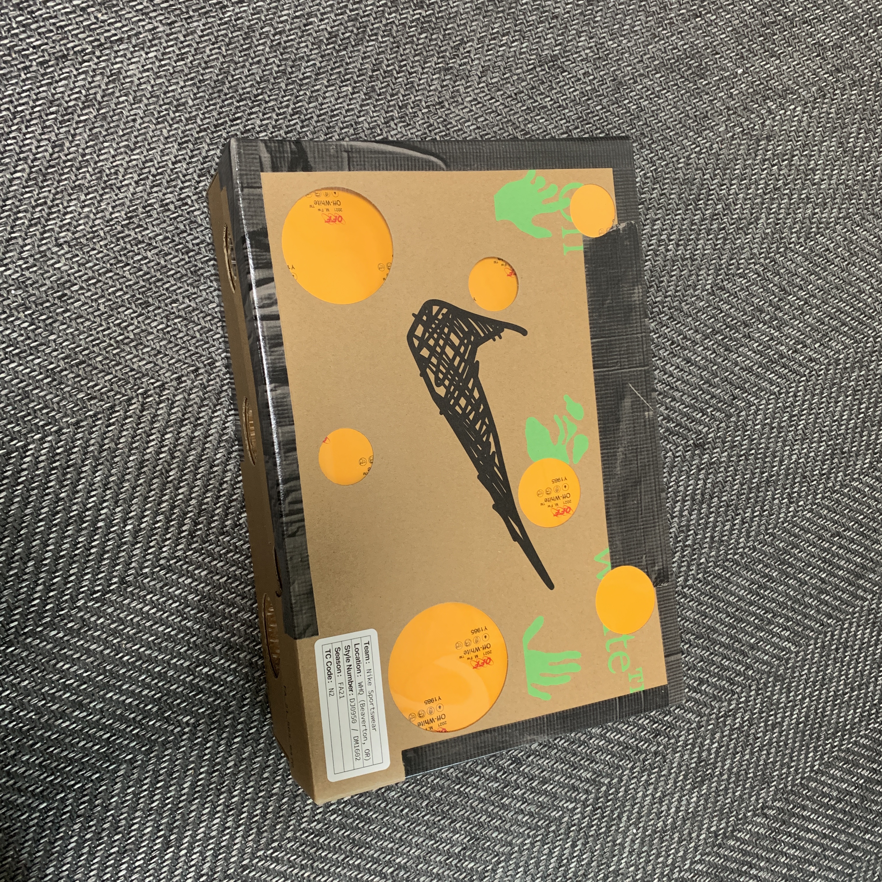 Nike x Off-White Dunk Low The 50 - Lot 18 착용 스타일 - 3