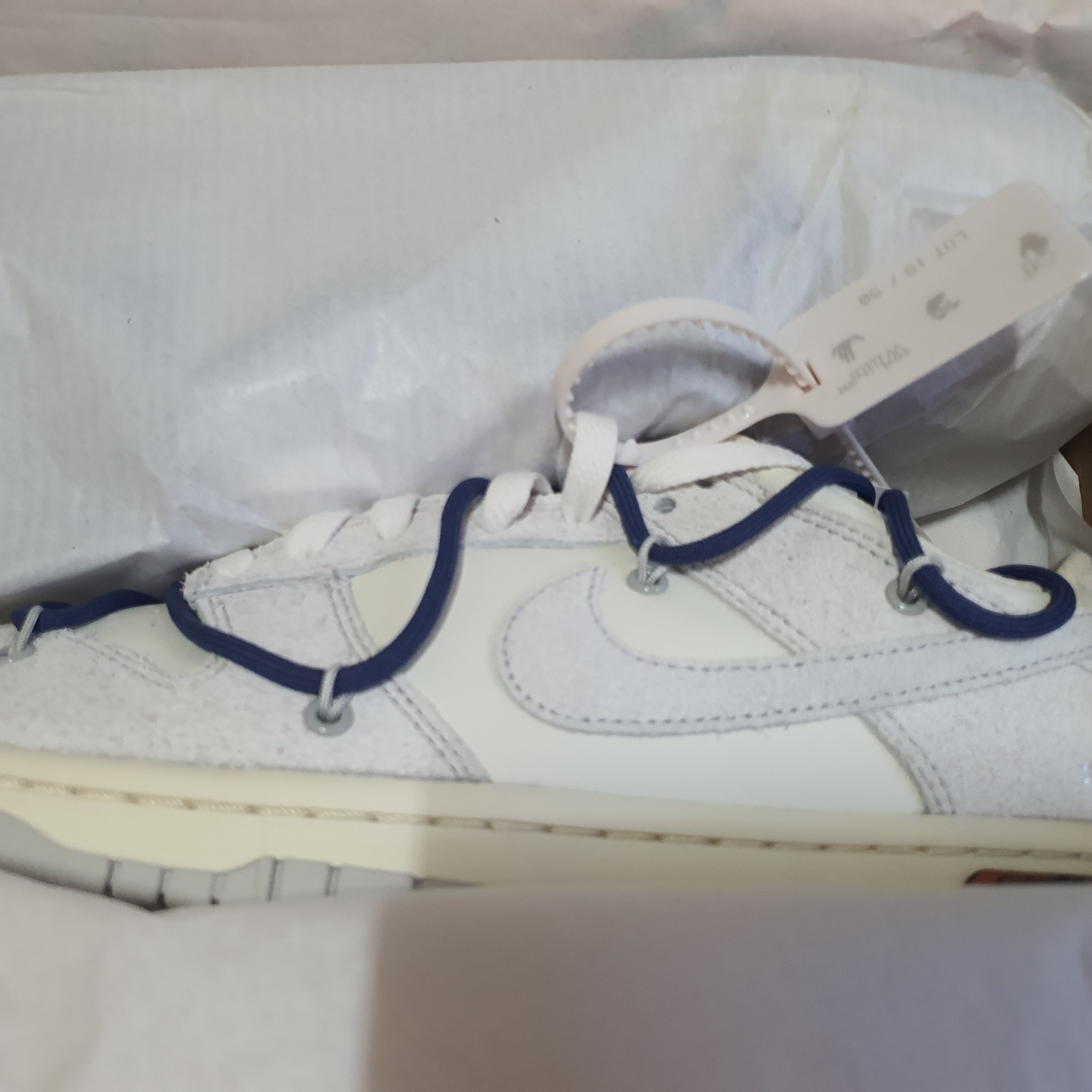Nike x Off-White Dunk Low The 50 - Lot 18 착용 스타일