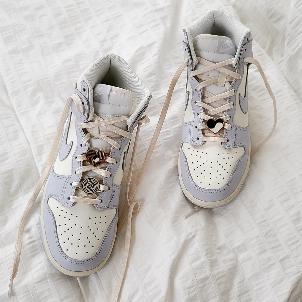 (W) Nike Dunk High Football Grey 착용 스타일
