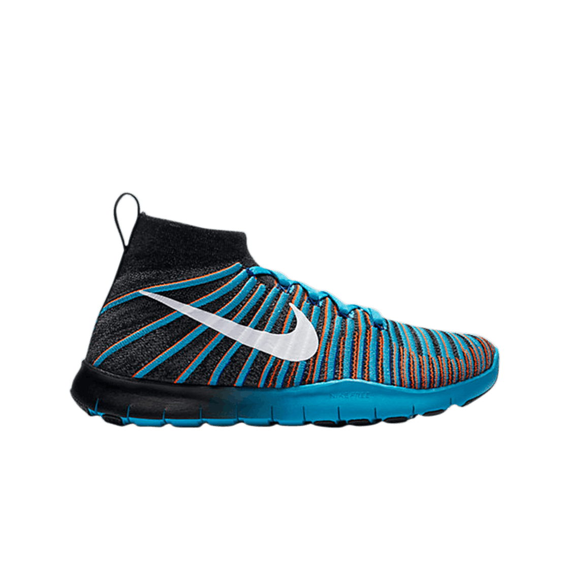 833275-010 Nike Free Train Force Flyknit Black Chlorine Blue