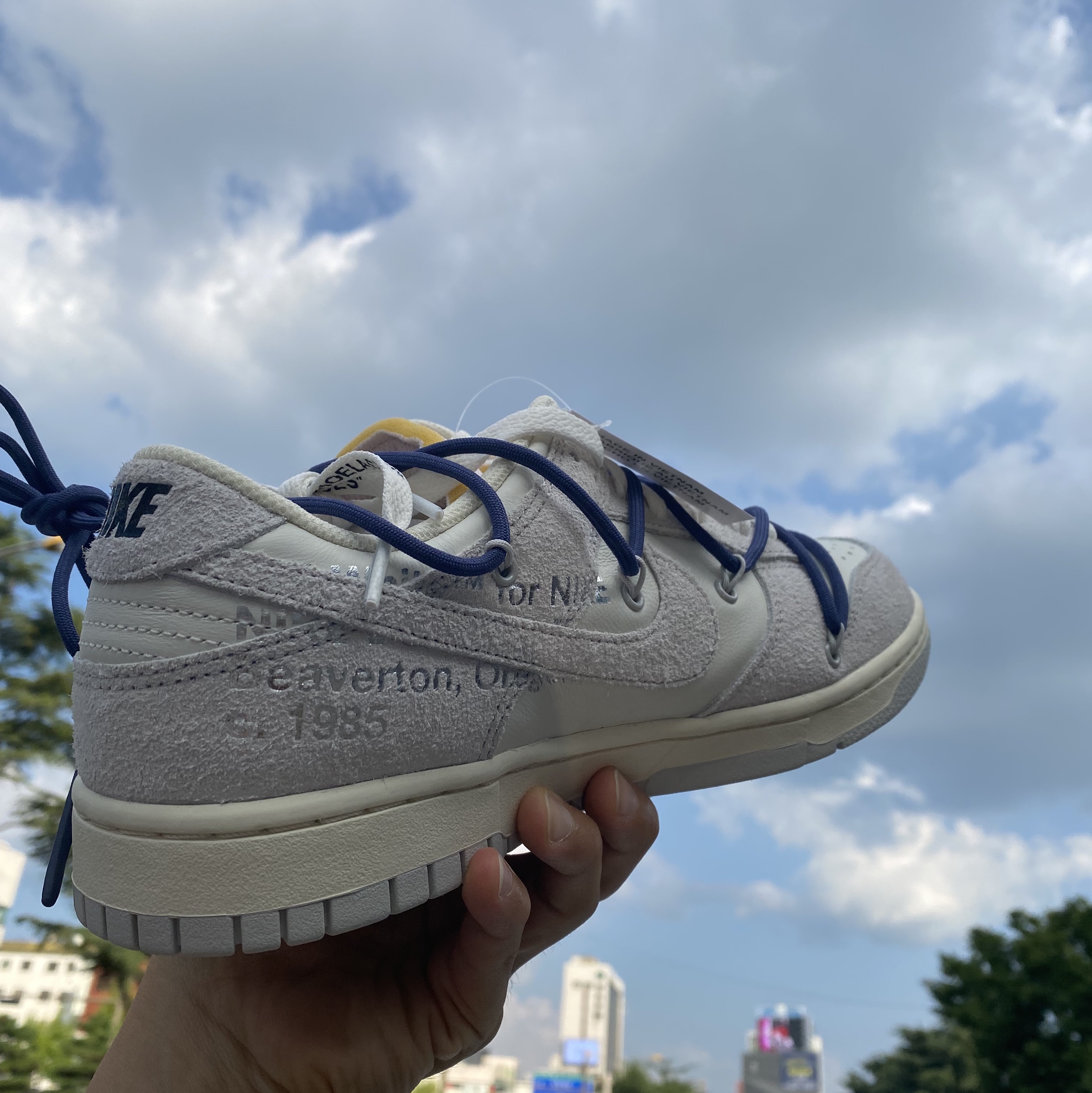 Nike x Off-White Dunk Low The 50 - Lot 18 착용 스타일 - 3