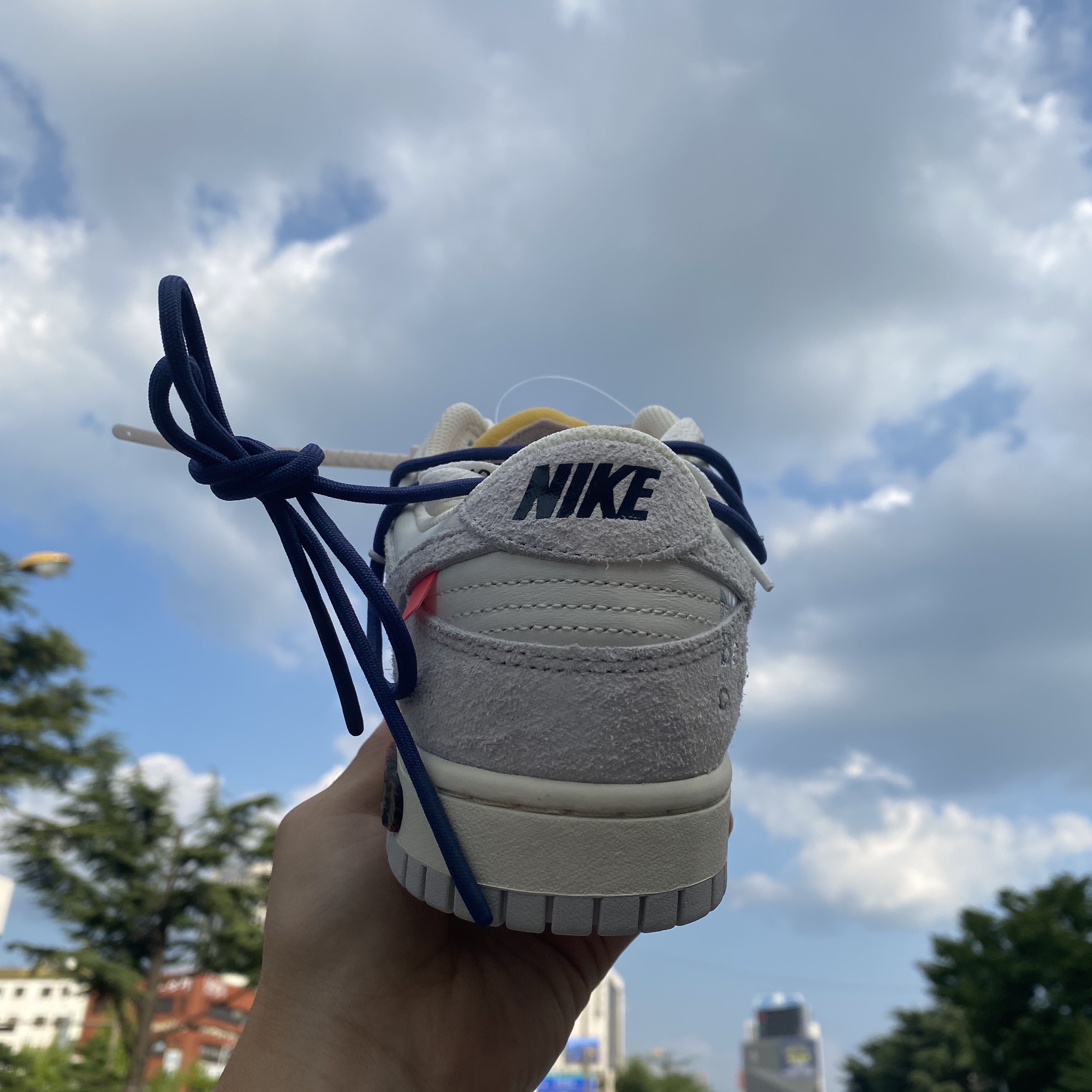 Nike x Off-White Dunk Low The 50 - Lot 18 착용 스타일 - 4