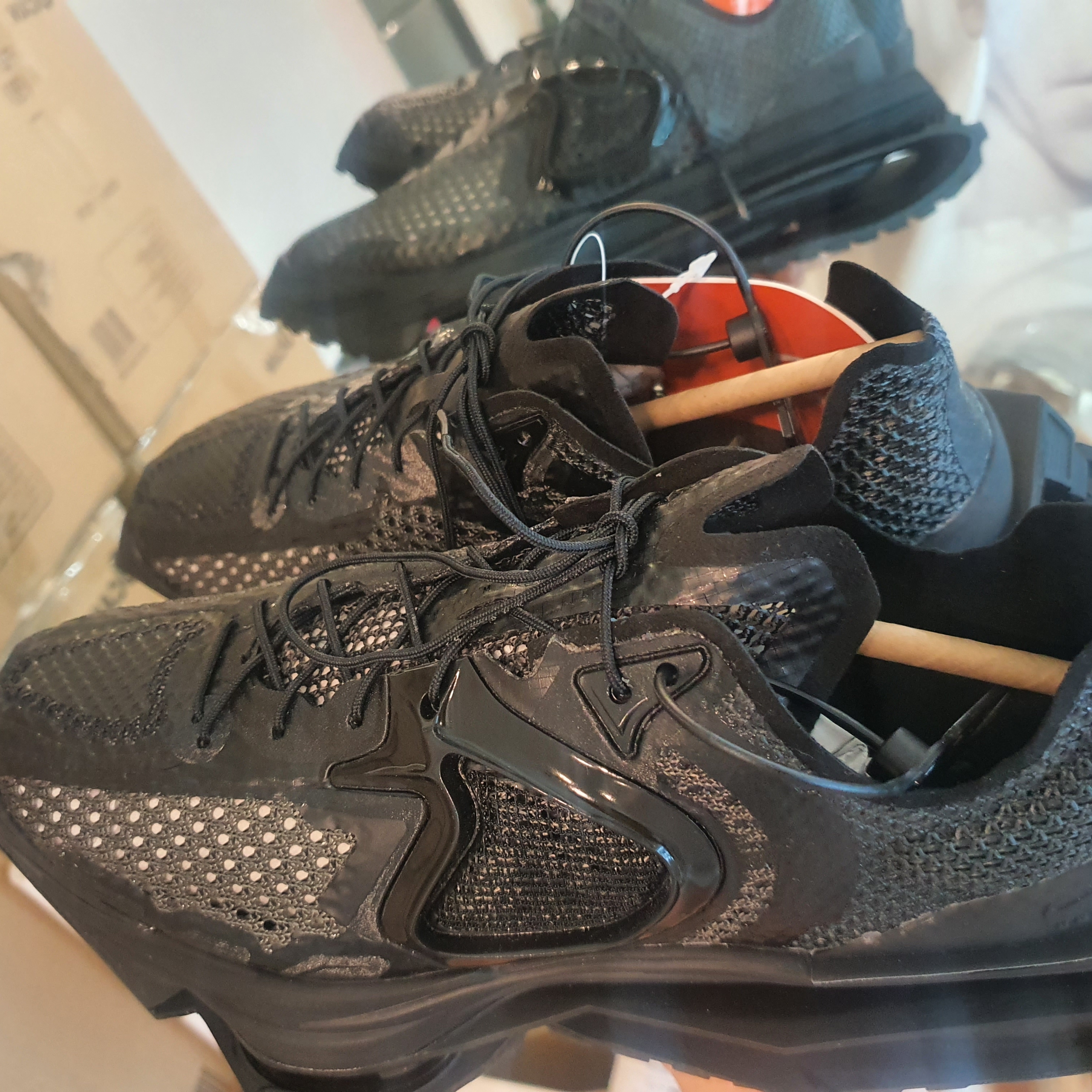 Nike x Matthew M Williams Zoom 004 Triple Black 착용 스타일