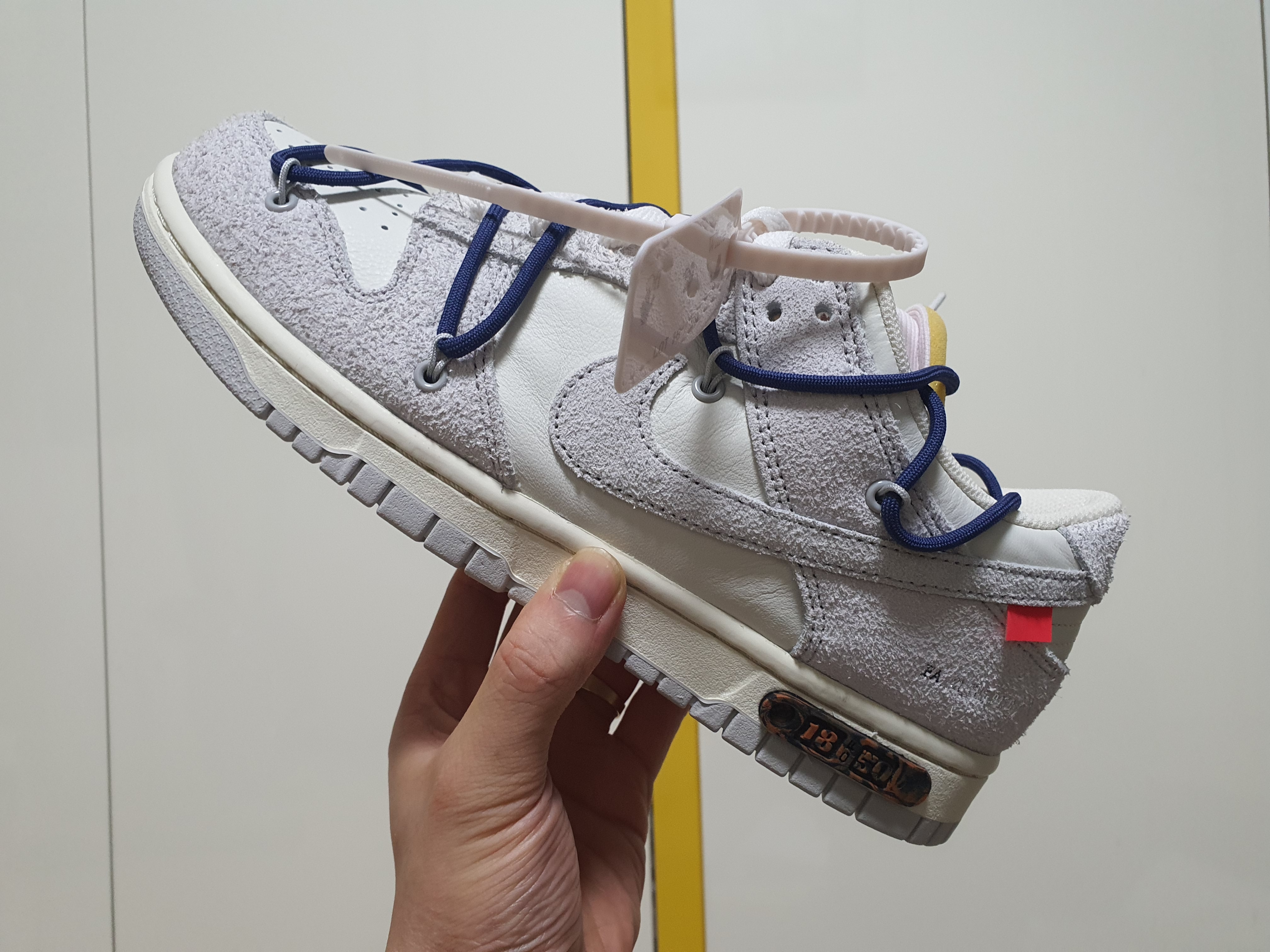 Nike x Off-White Dunk Low The 50 - Lot 18 착용 스타일 - 3