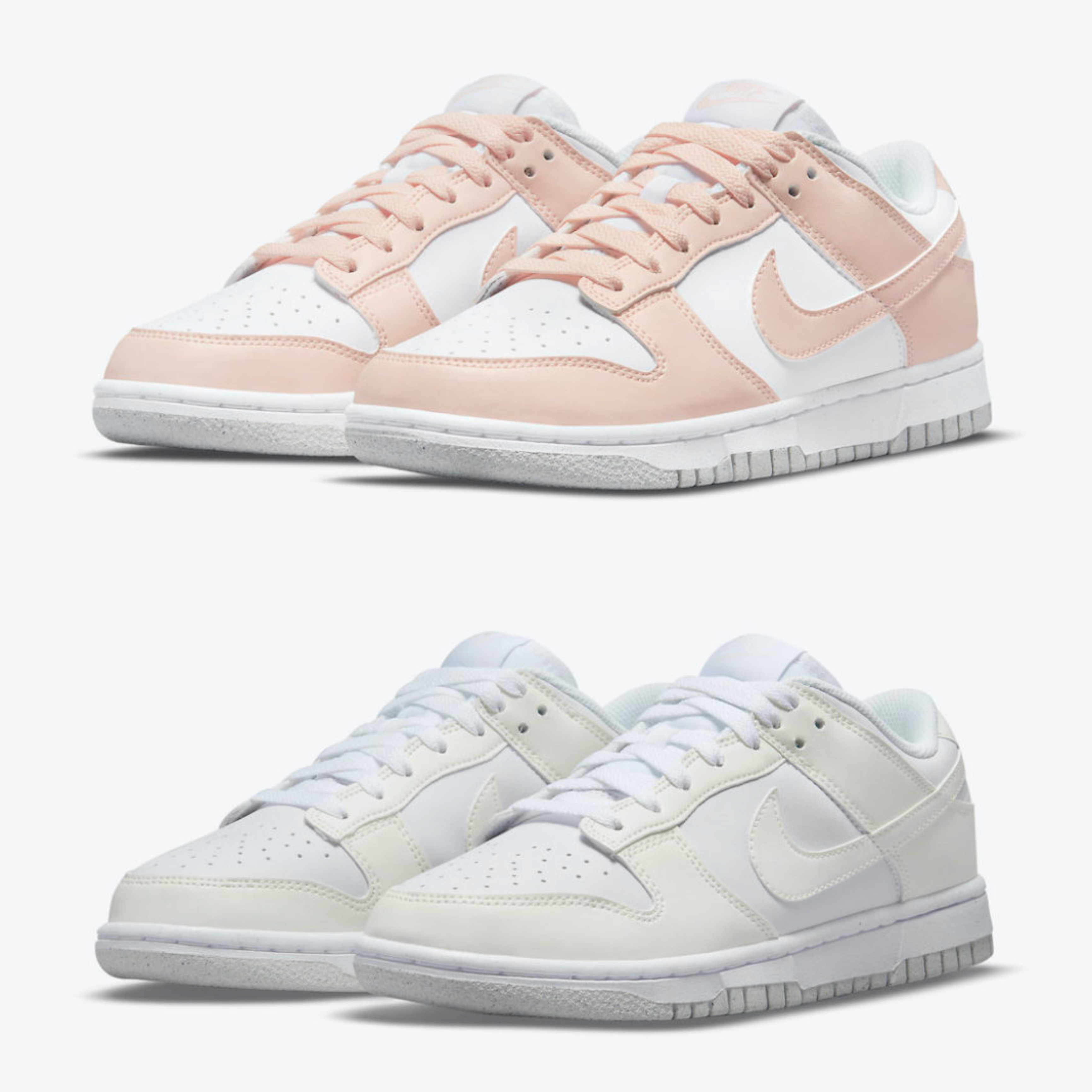 (W) Nike Dunk Low Next Nature Pale Coral, (W) Nike Dunk Low Next Nature Sail 착용 스타일 - 2