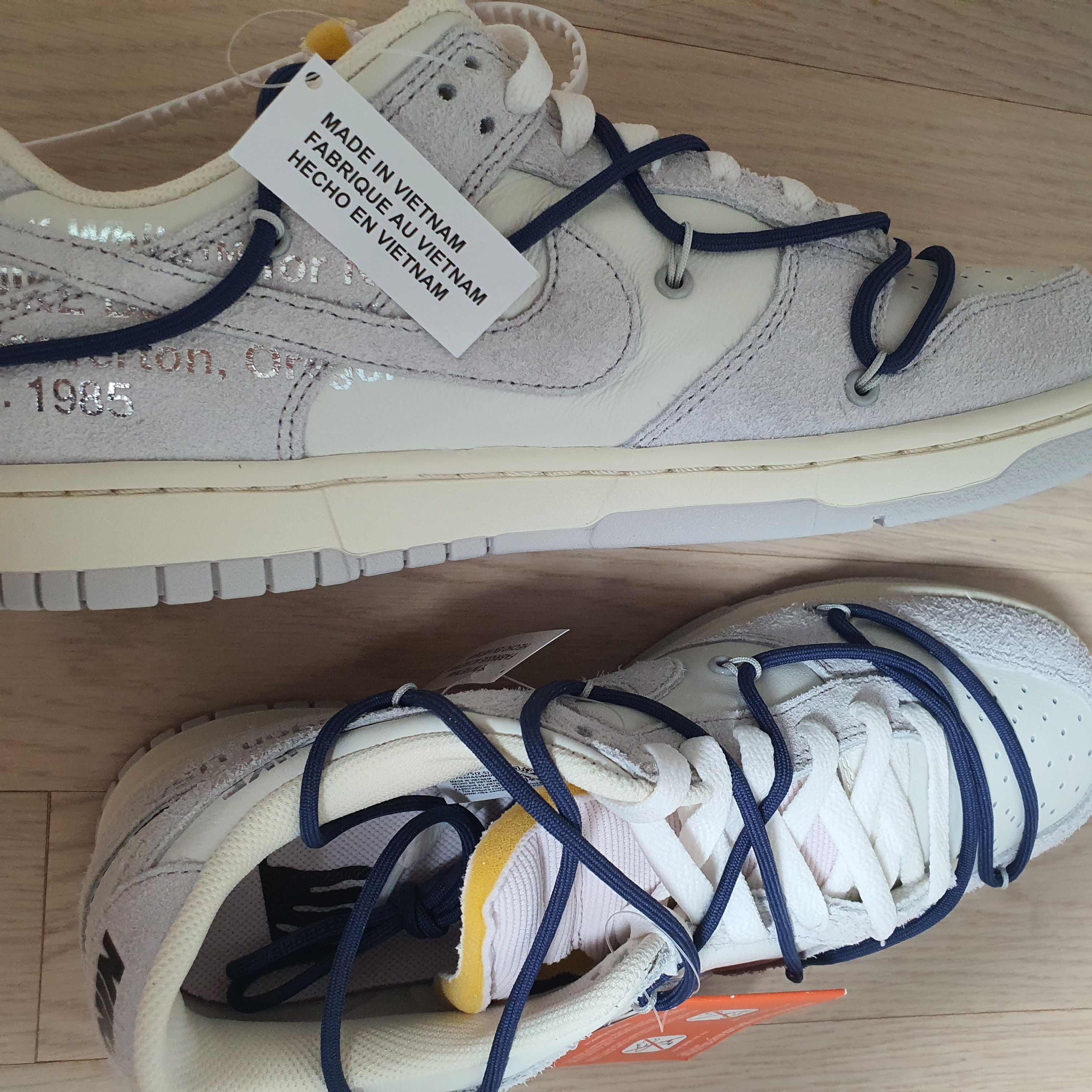Nike x Off-White Dunk Low The 50 - Lot 18 착용 스타일