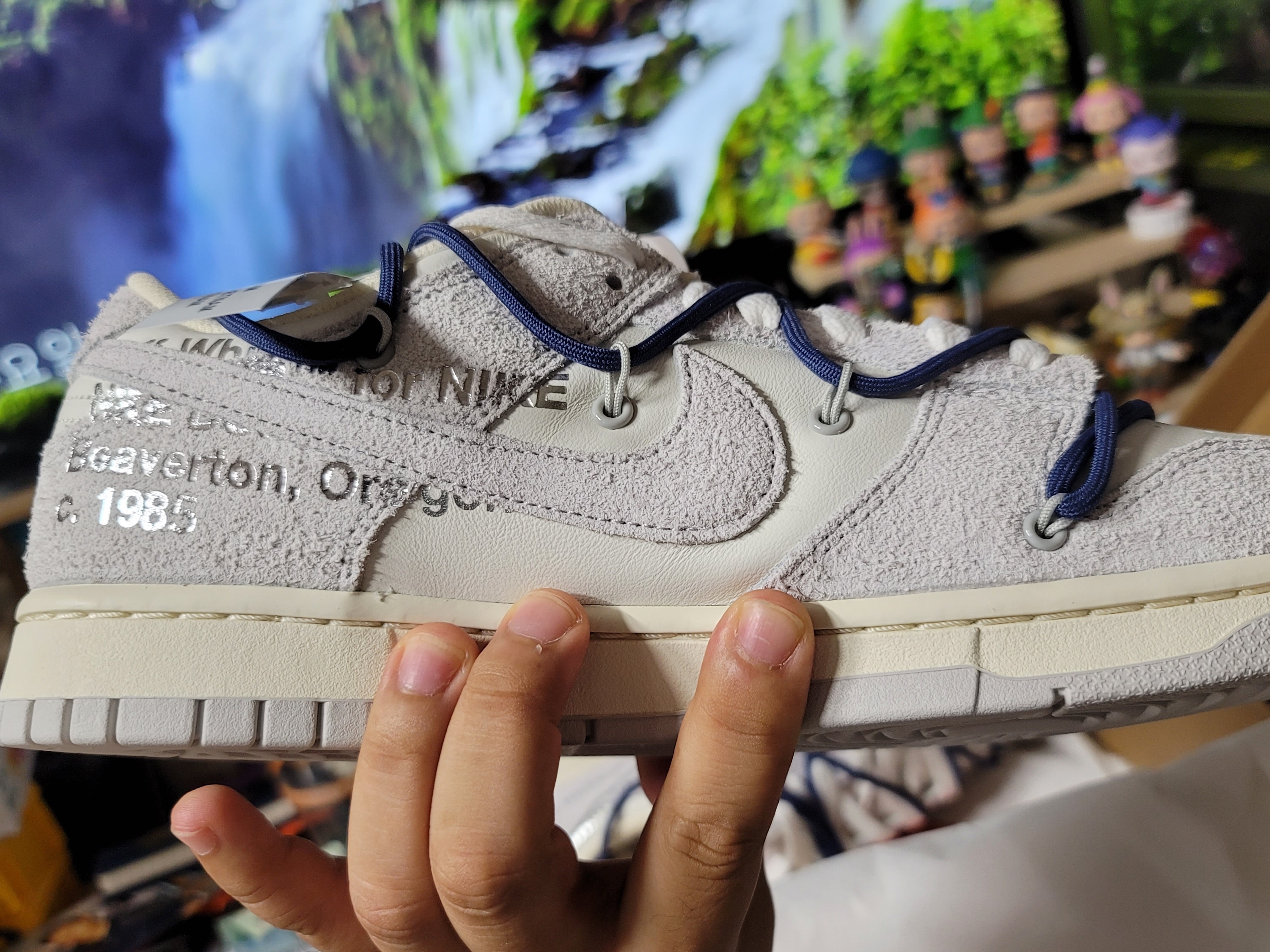 Nike x Off-White Dunk Low The 50 - Lot 18 착용 스타일 - 5