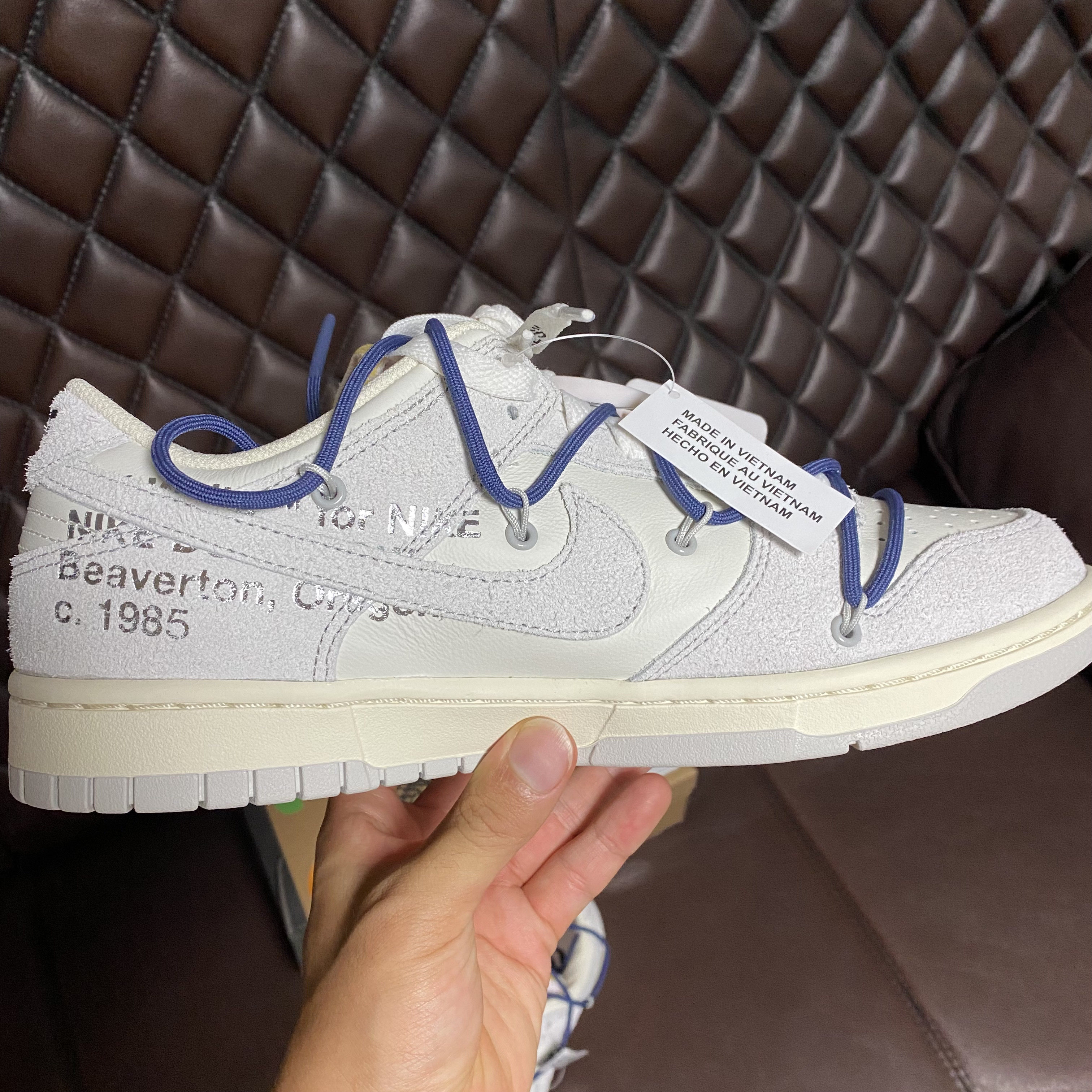 Nike x Off-White Dunk Low The 50 - Lot 18 착용 스타일 - 2