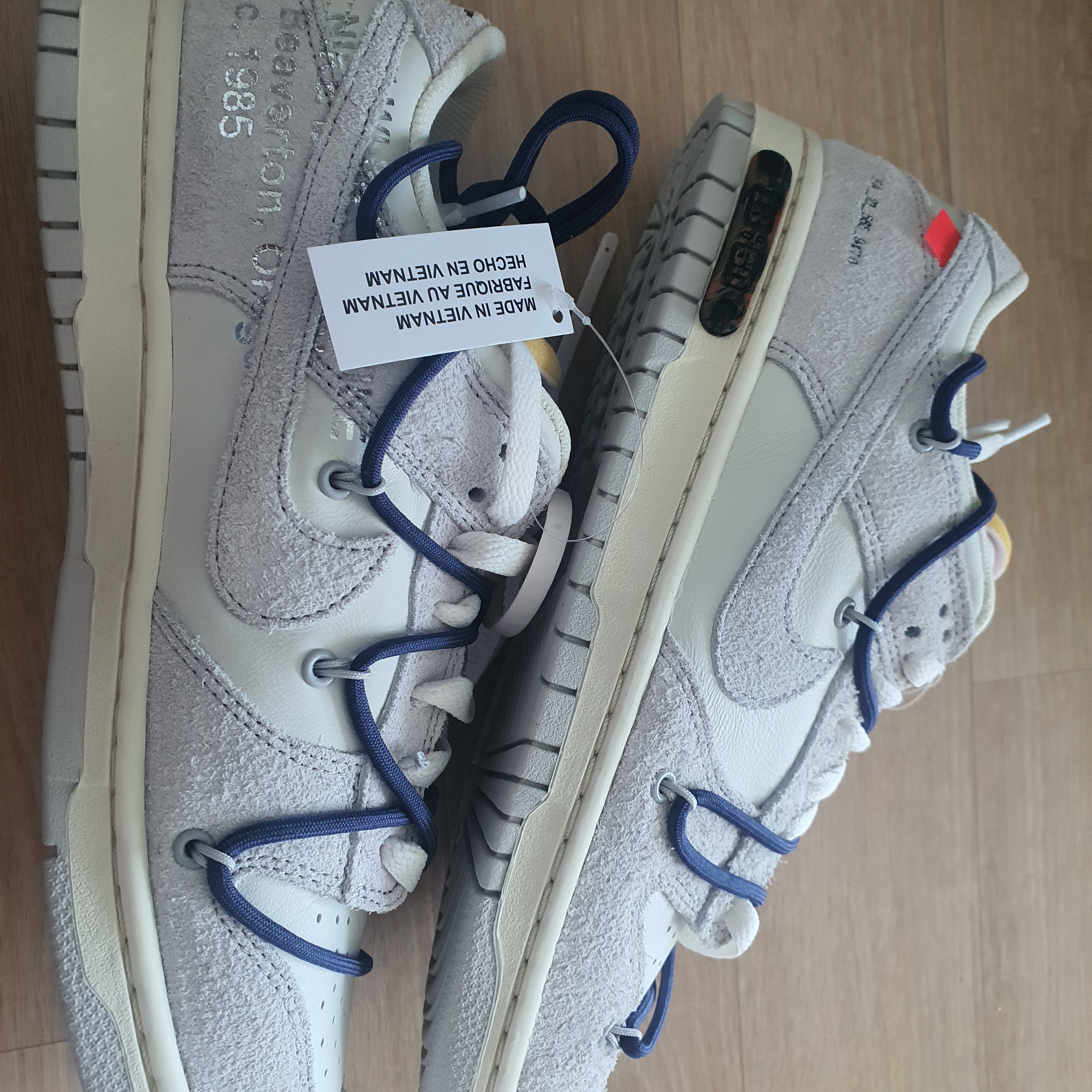 Nike x Off-White Dunk Low The 50 - Lot 18 착용 스타일 - 2