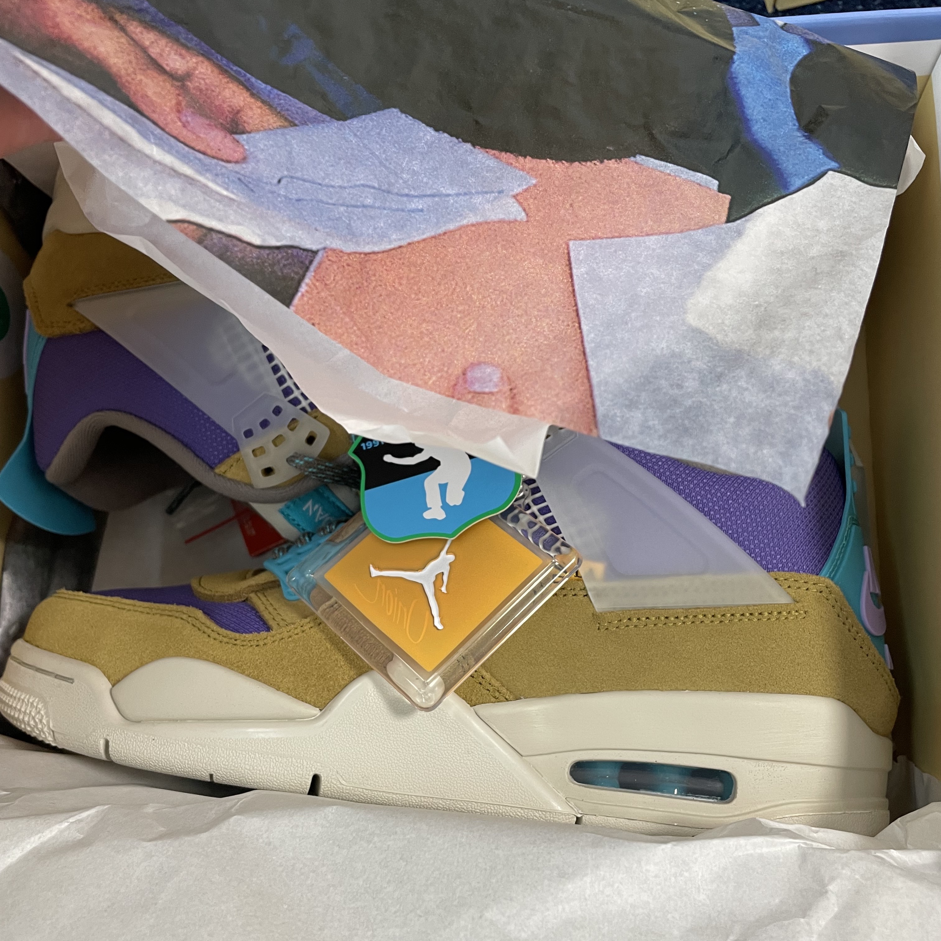 Jordan 4 x Union Retro SP Desert Moss 착용 스타일