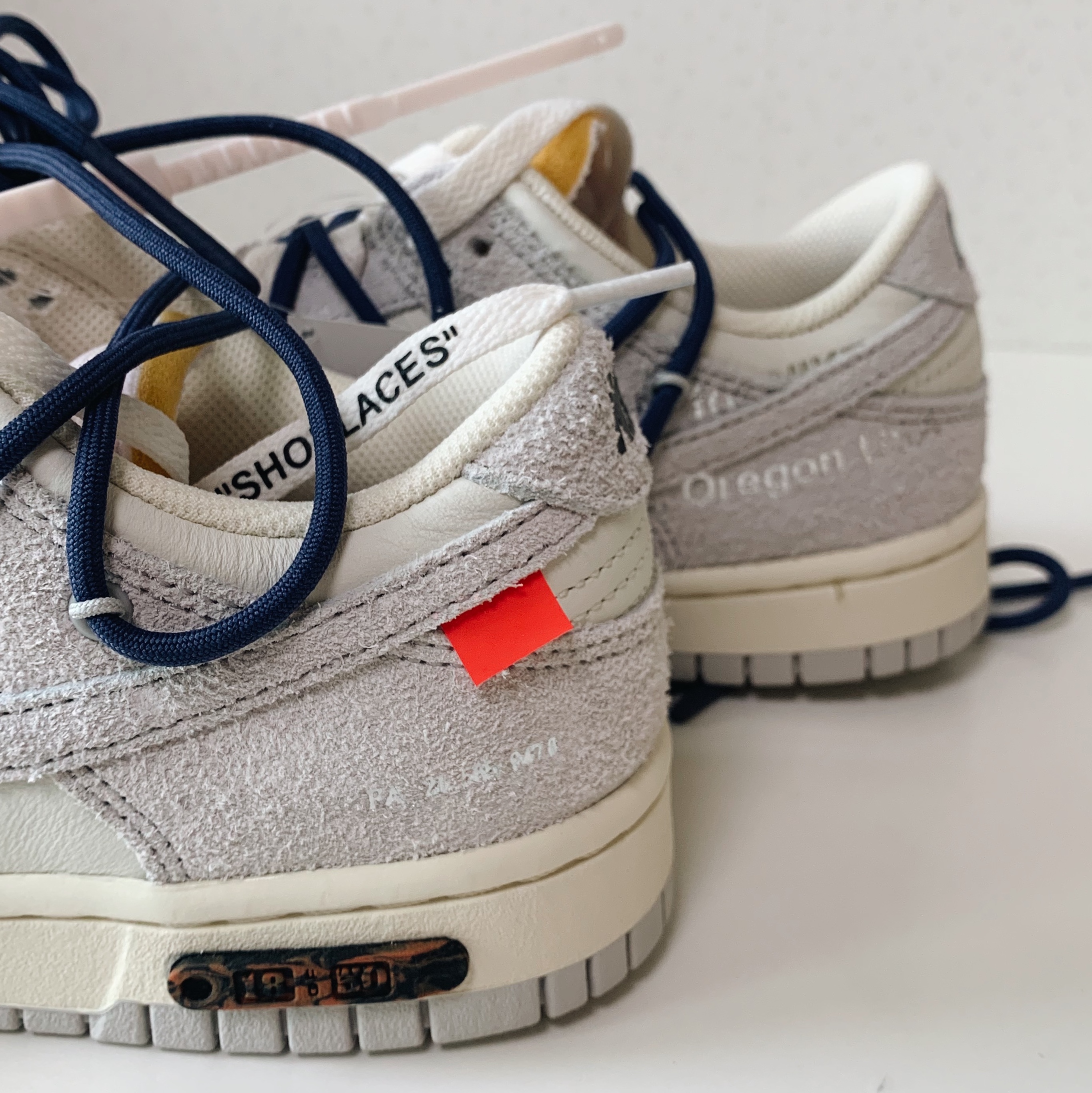 Nike x Off-White Dunk Low The 50 - Lot 18 착용 스타일 - 2