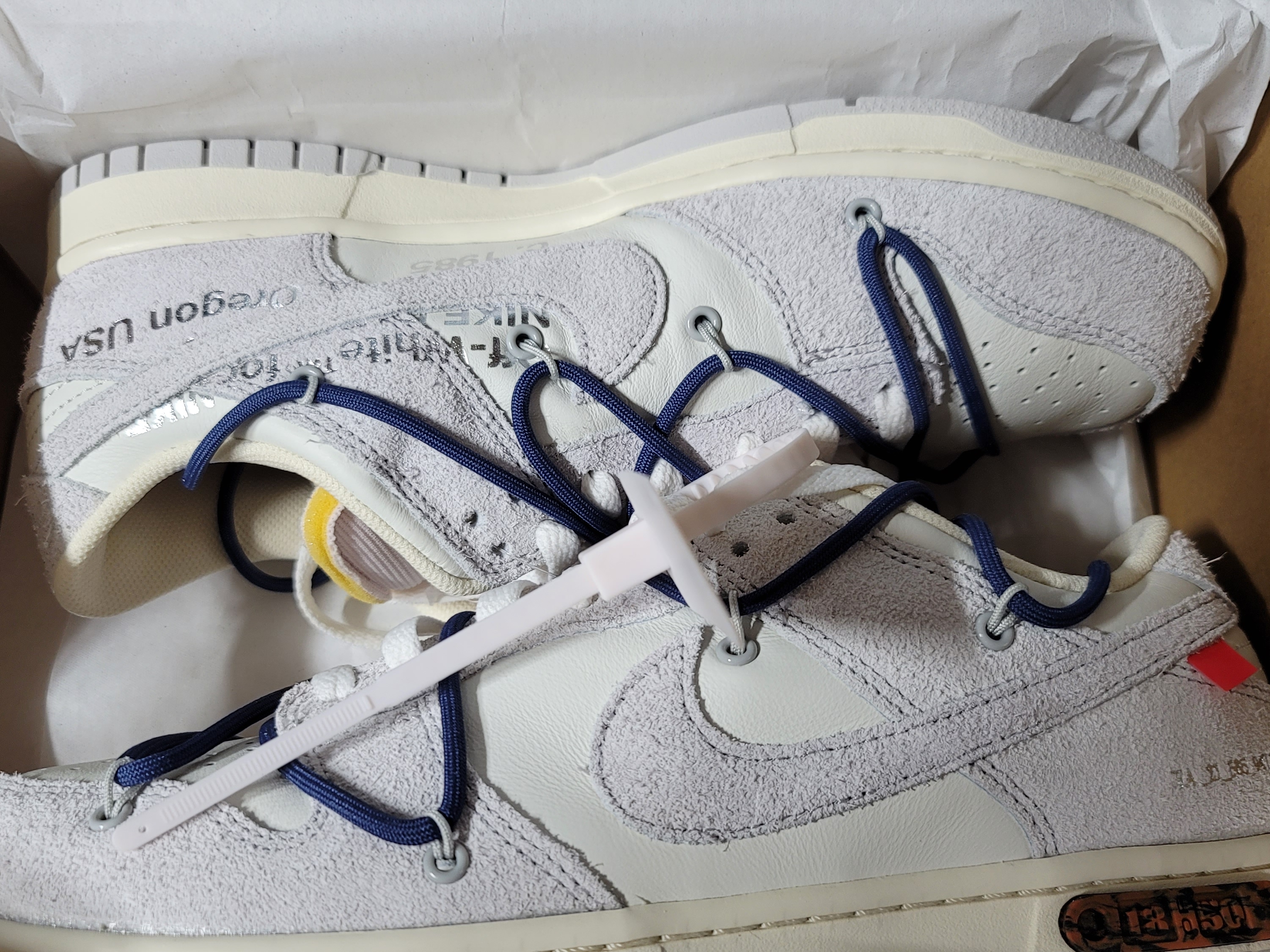 Nike x Off-White Dunk Low The 50 - Lot 18 착용 스타일 - 3