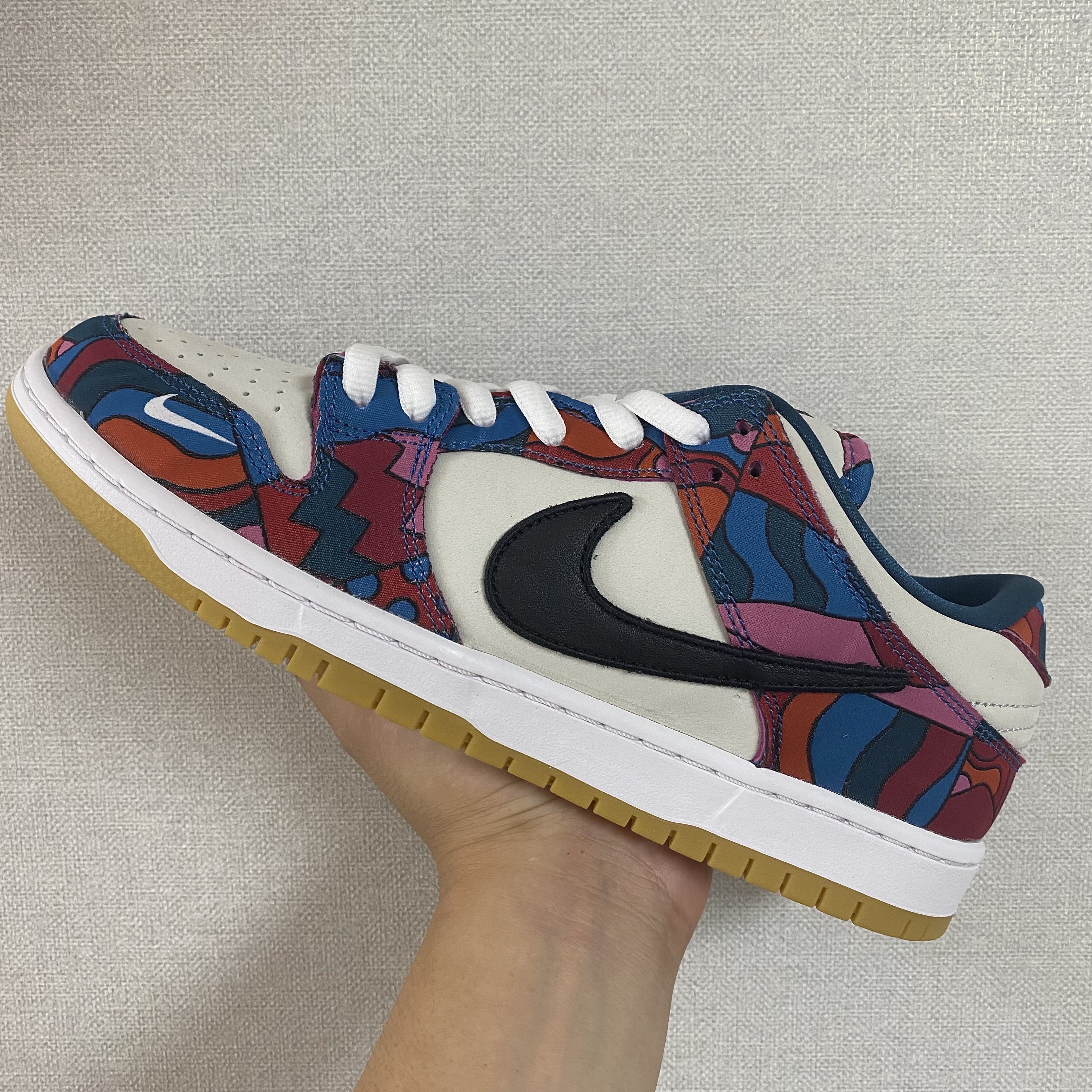 Nike x Parra SB Dunk Low Pro Abstract Art 착용 스타일