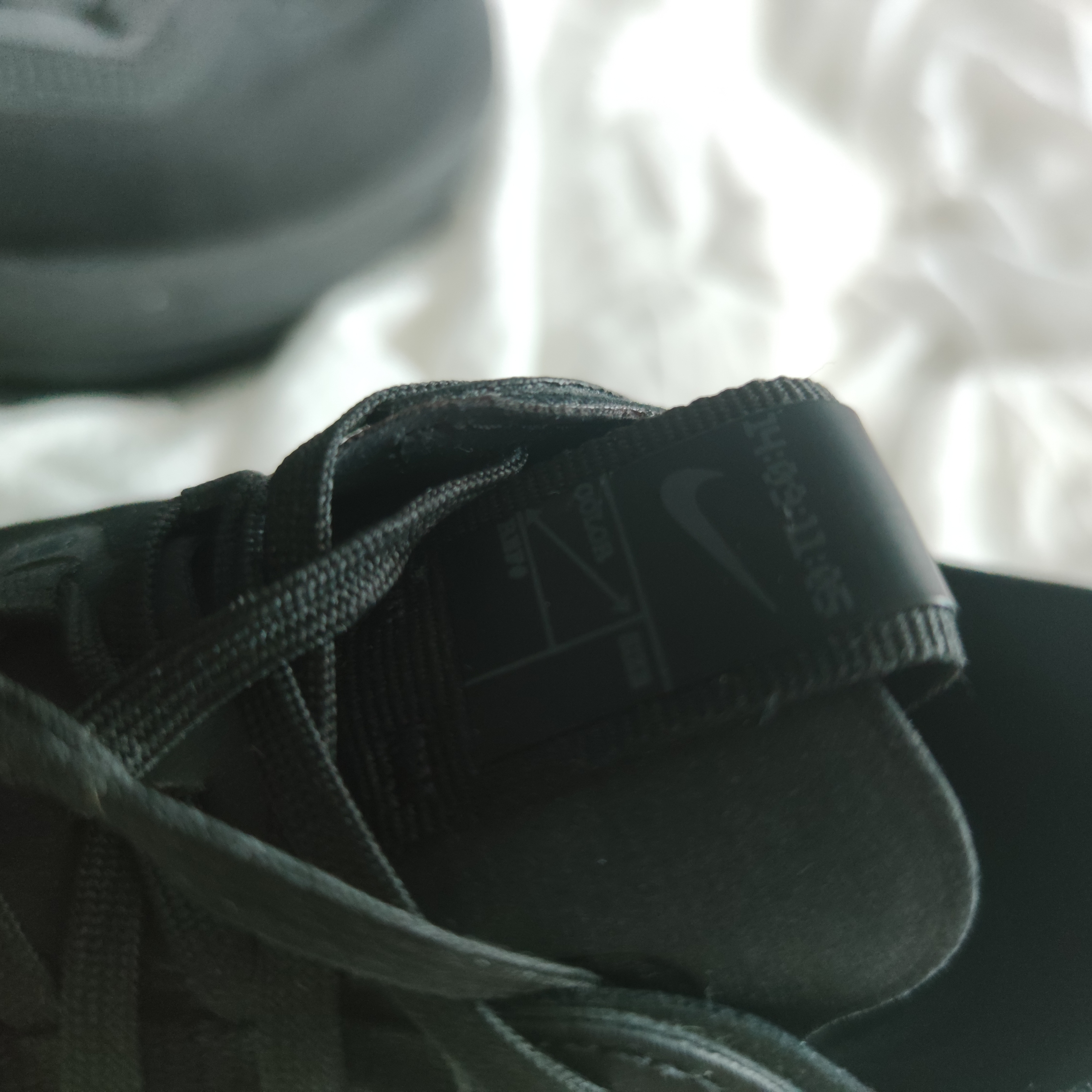 (W) Nike Zoom Double Stacked Smoke Grey 착용 스타일 - 4