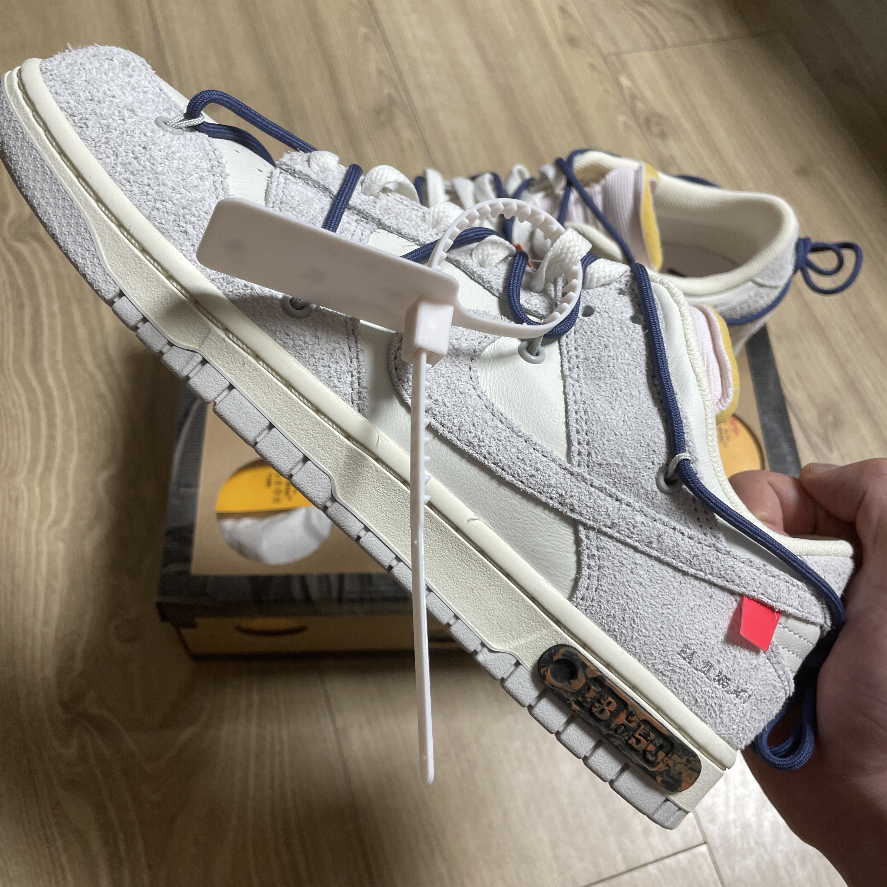 Nike x Off-White Dunk Low The 50 - Lot 18 착용 스타일 - 2