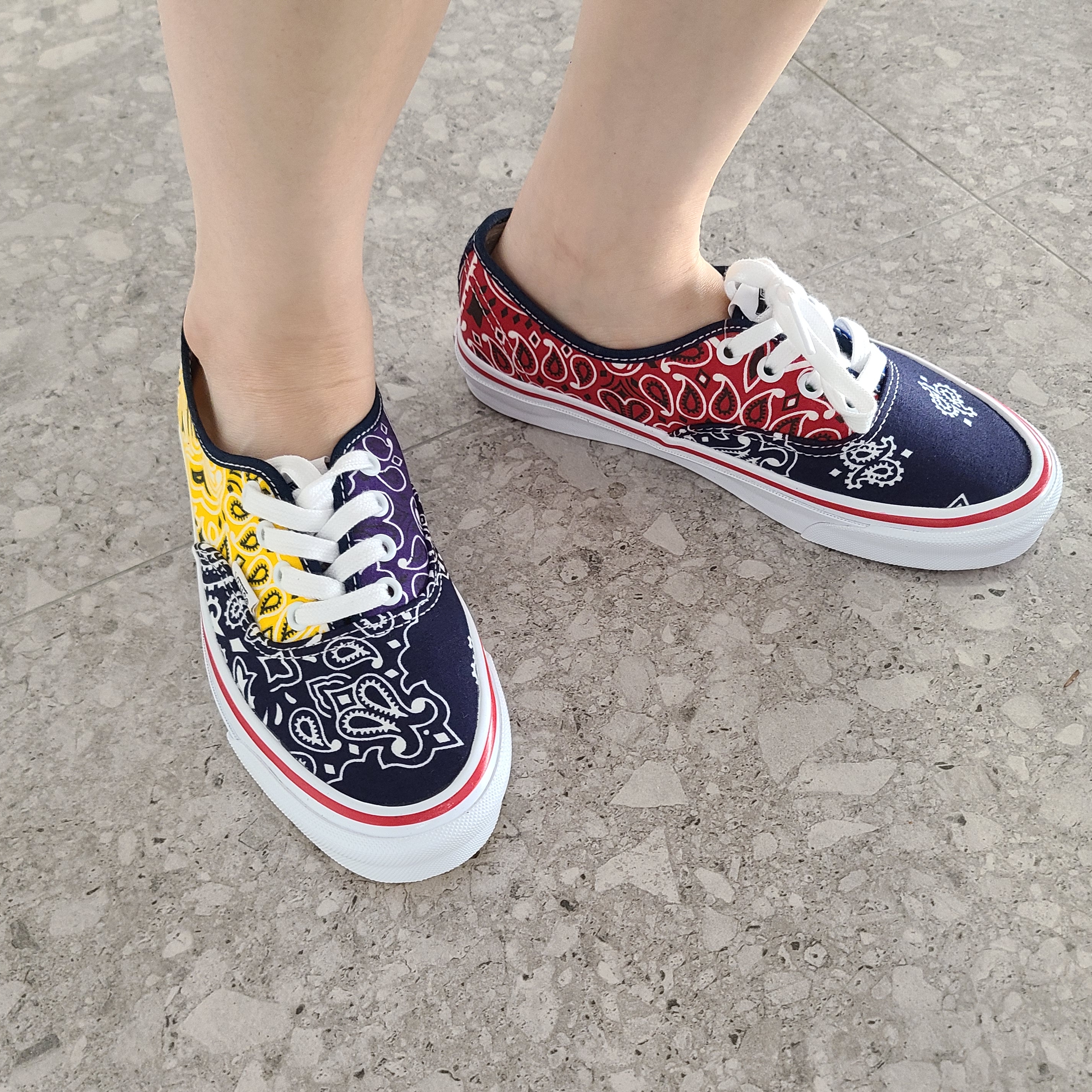 Vans Vault x Bedwin & The Heartbreakers OG Authentic LX Multi-Color-Yellow 착용 스타일 - 1