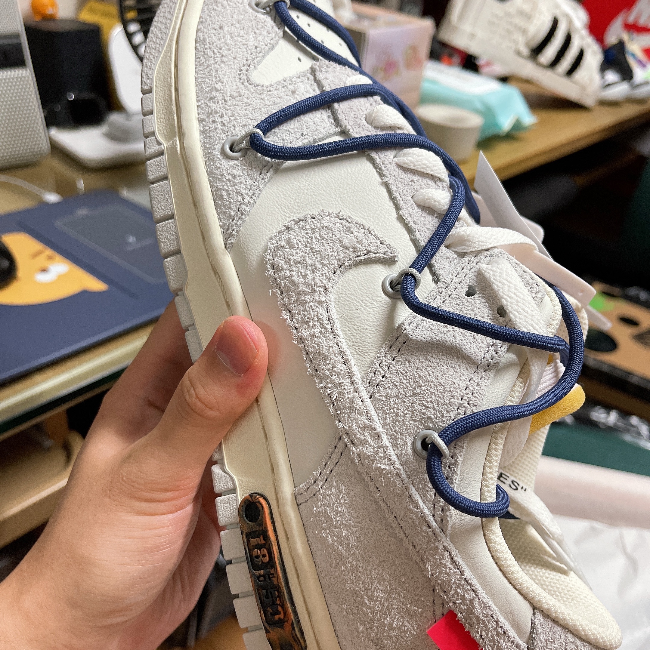 Nike x Off-White Dunk Low The 50 - Lot 18 착용 스타일 - 2