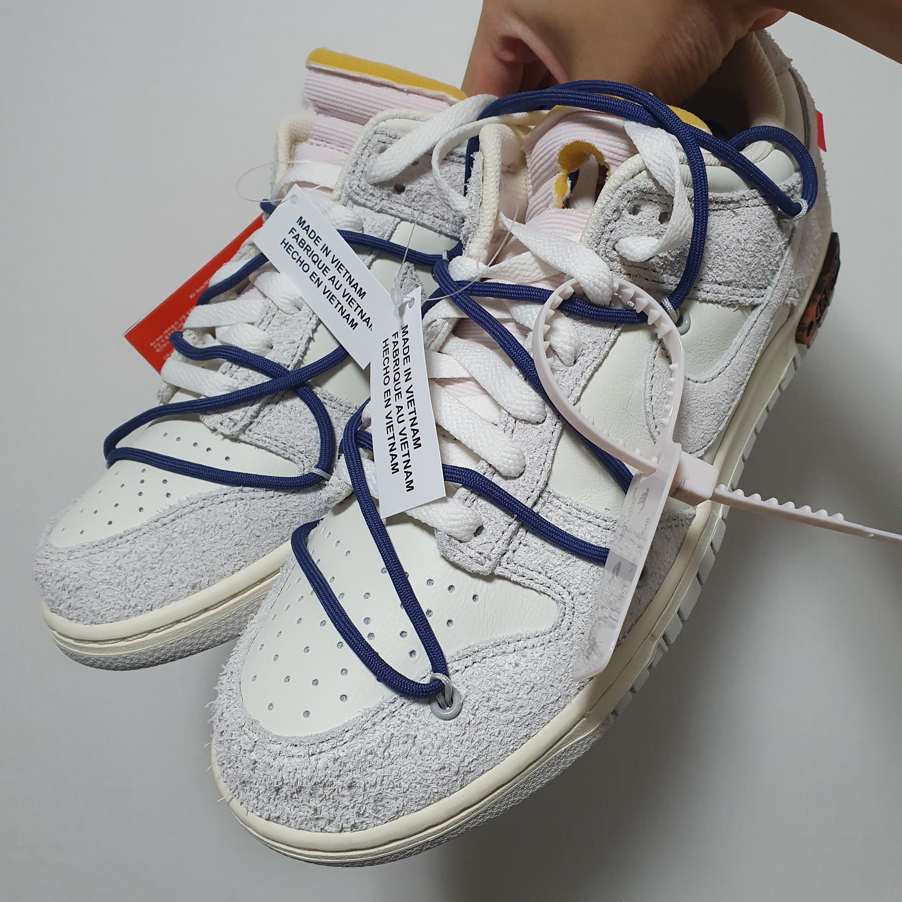 Nike x Off-White Dunk Low The 50 - Lot 18 착용 스타일 - 3