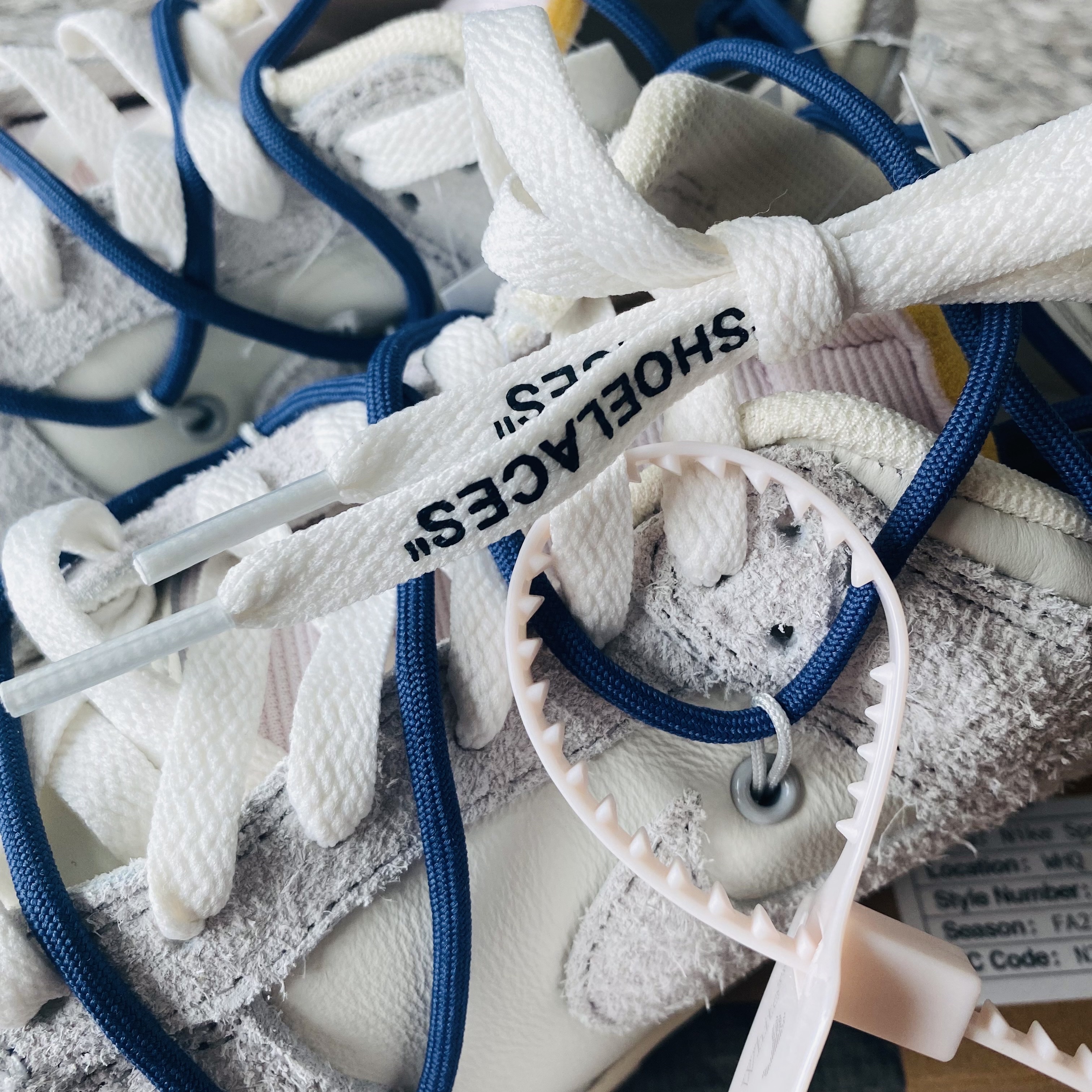 Nike x Off-White Dunk Low The 50 - Lot 18 착용 스타일 - 2