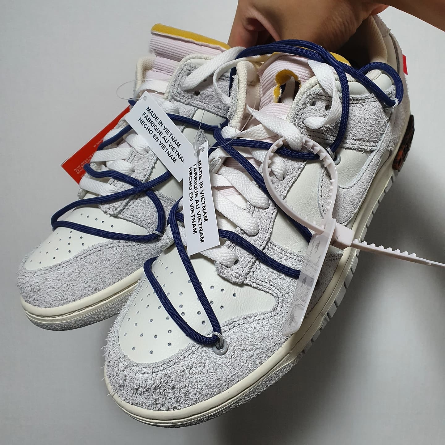 Nike x Off-White Dunk Low The 50 - Lot 18 착용 스타일 - 1