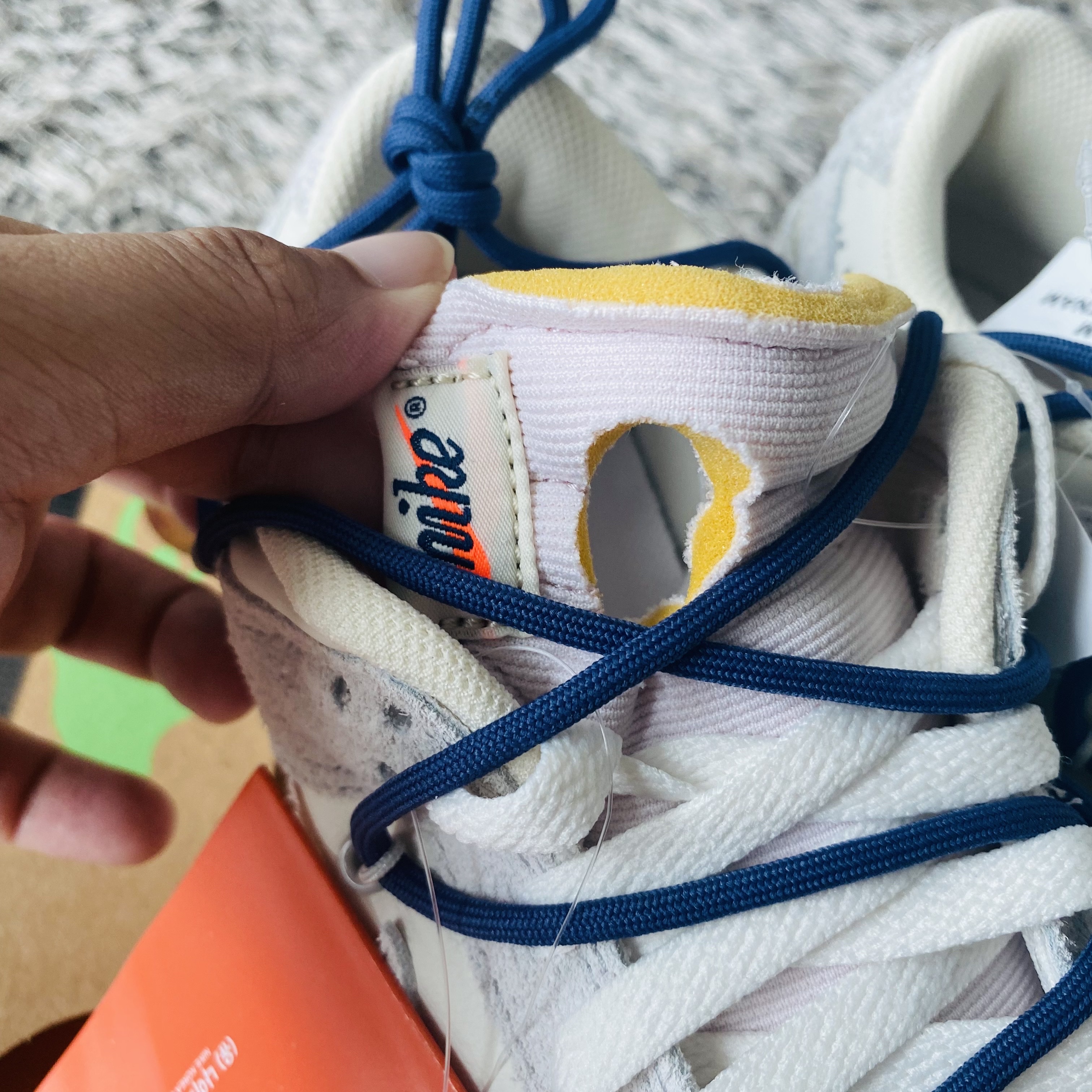 Nike x Off-White Dunk Low The 50 - Lot 18 착용 스타일 - 4