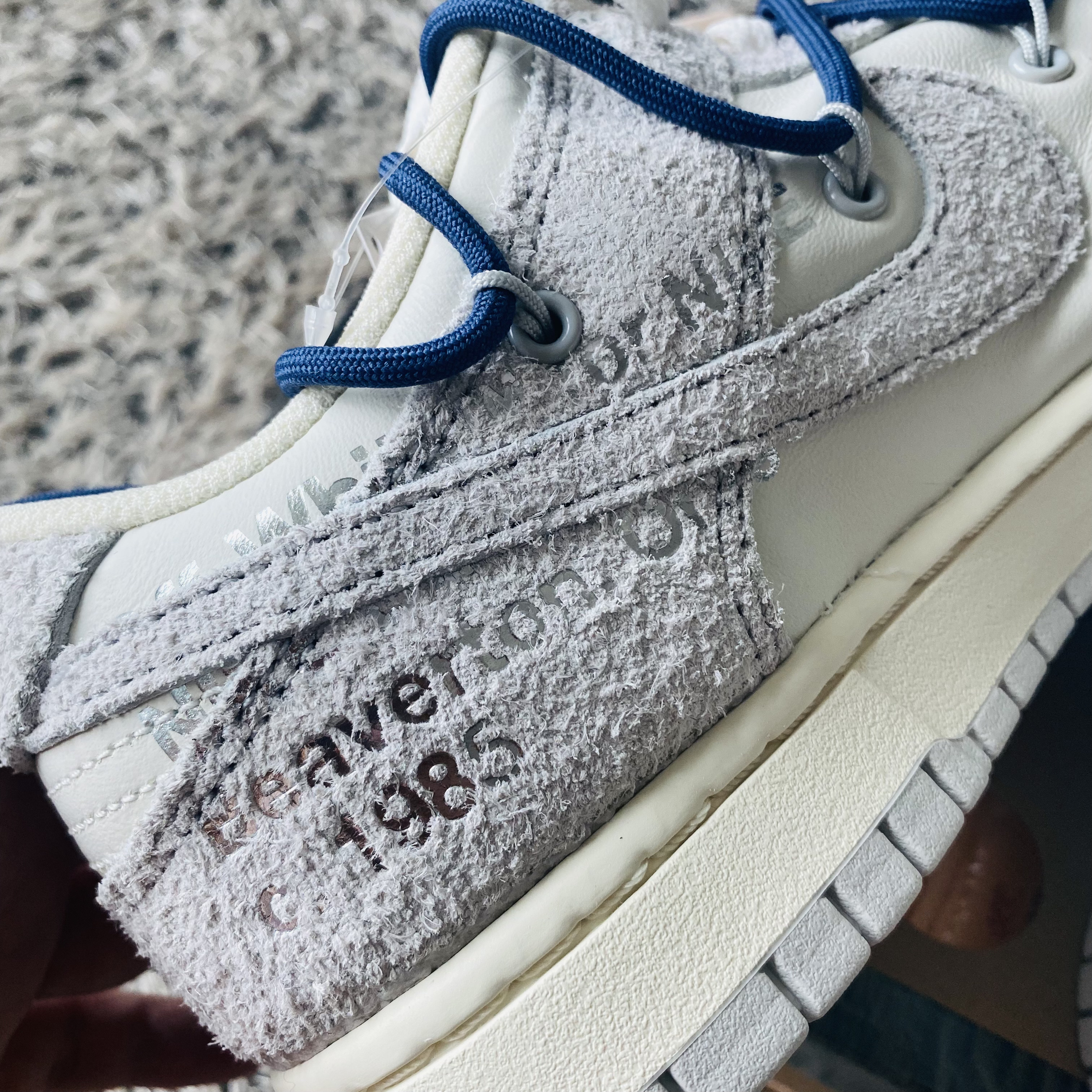 Nike x Off-White Dunk Low The 50 - Lot 18 착용 스타일 - 3