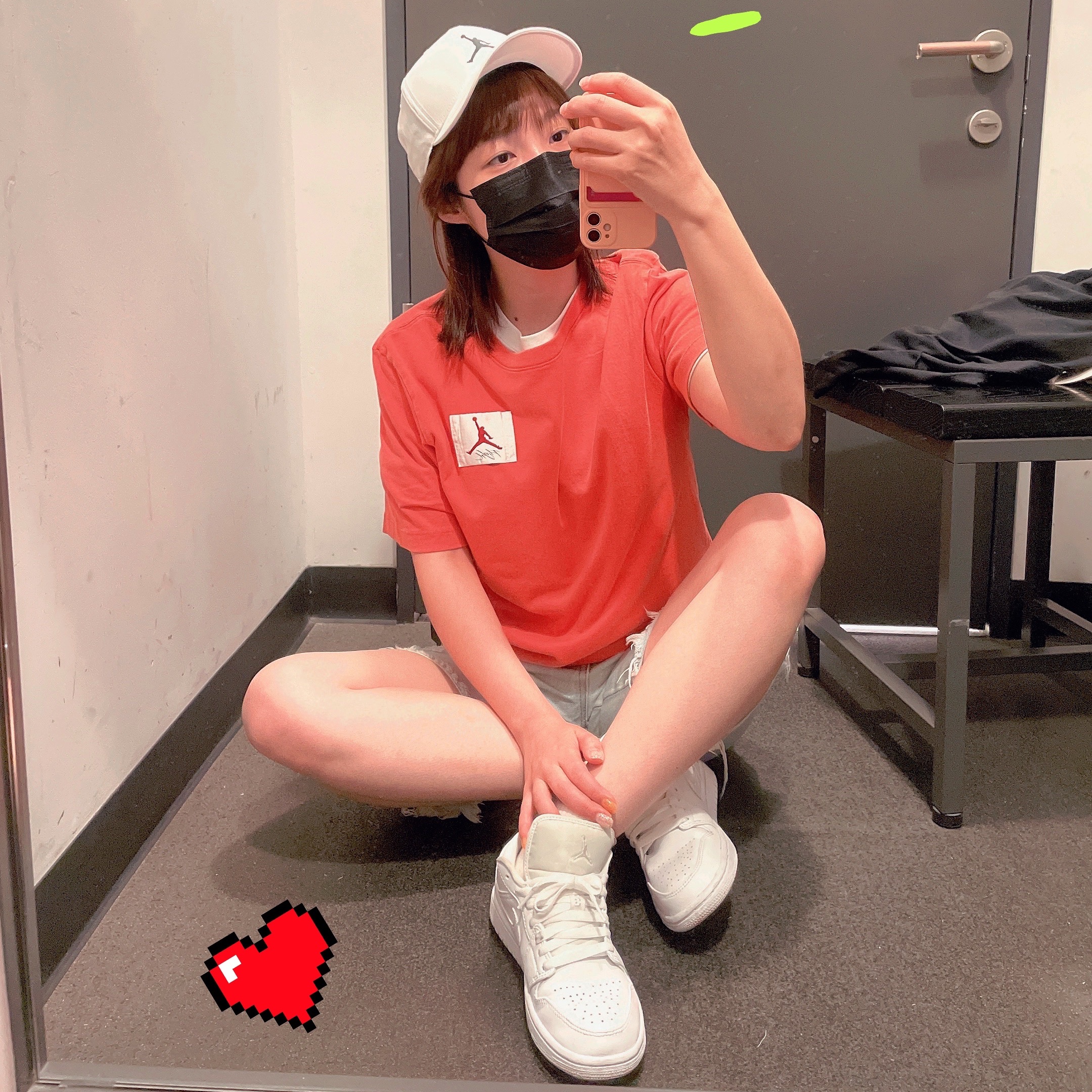 (W) Jordan 1 Low Triple White 2020 착용 스타일