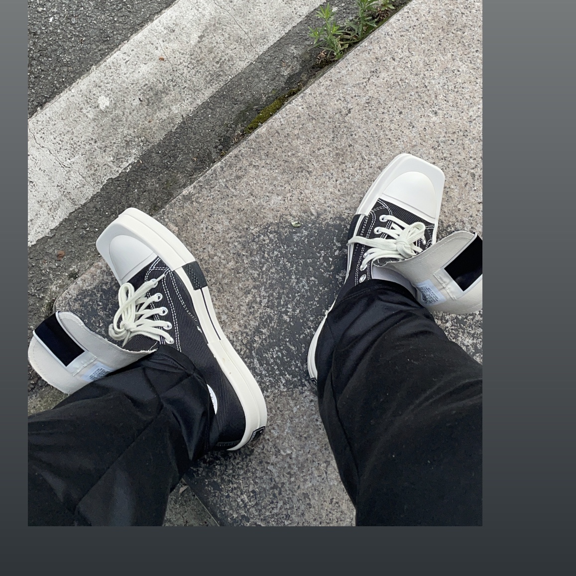Converse x Drkshdw Turbodrk Chuck 70 Hi Black 착용 스타일
