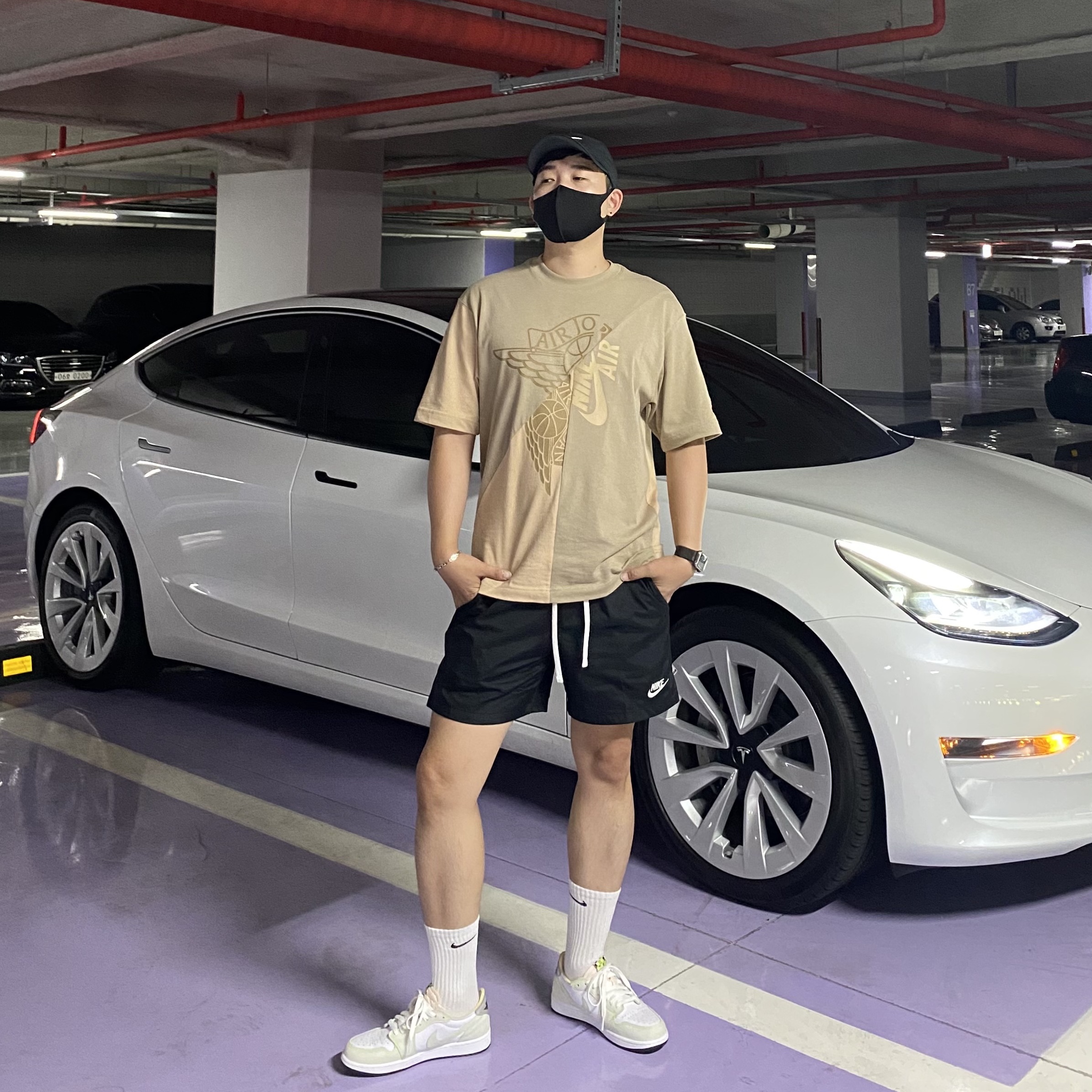 Jordan x Travis Scott S/S Top - Asia, Jordan 1 Low OG Ghost Green 착용 스타일