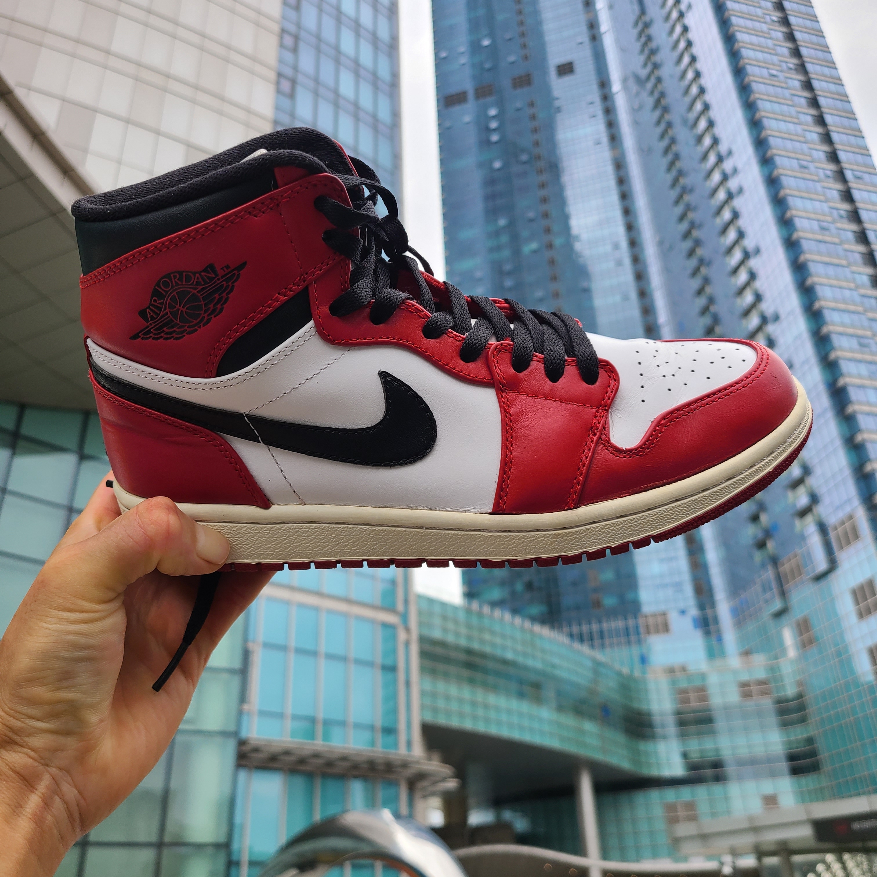 Jordan 1 Retro Chicago 2013 착용 스타일 - 1