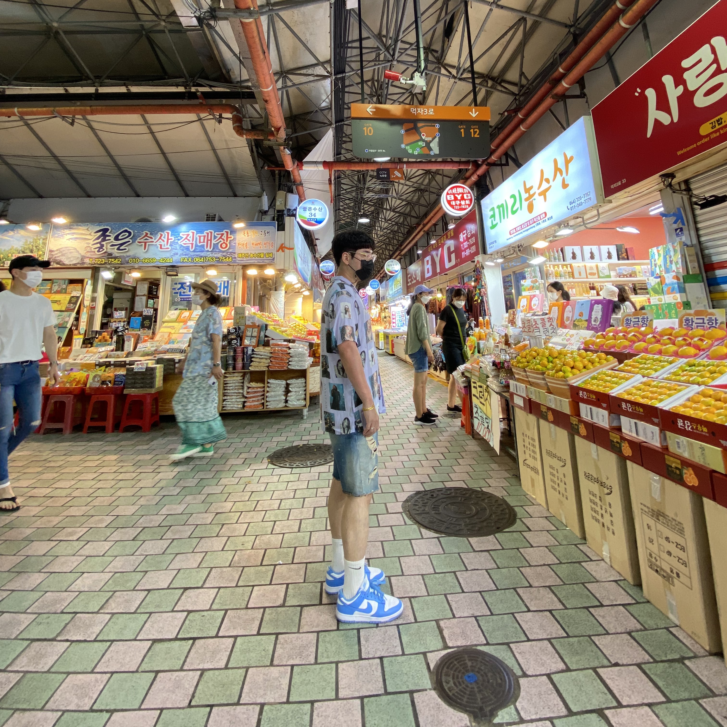 Nike Dunk Low Retro University Blue 착용 스타일