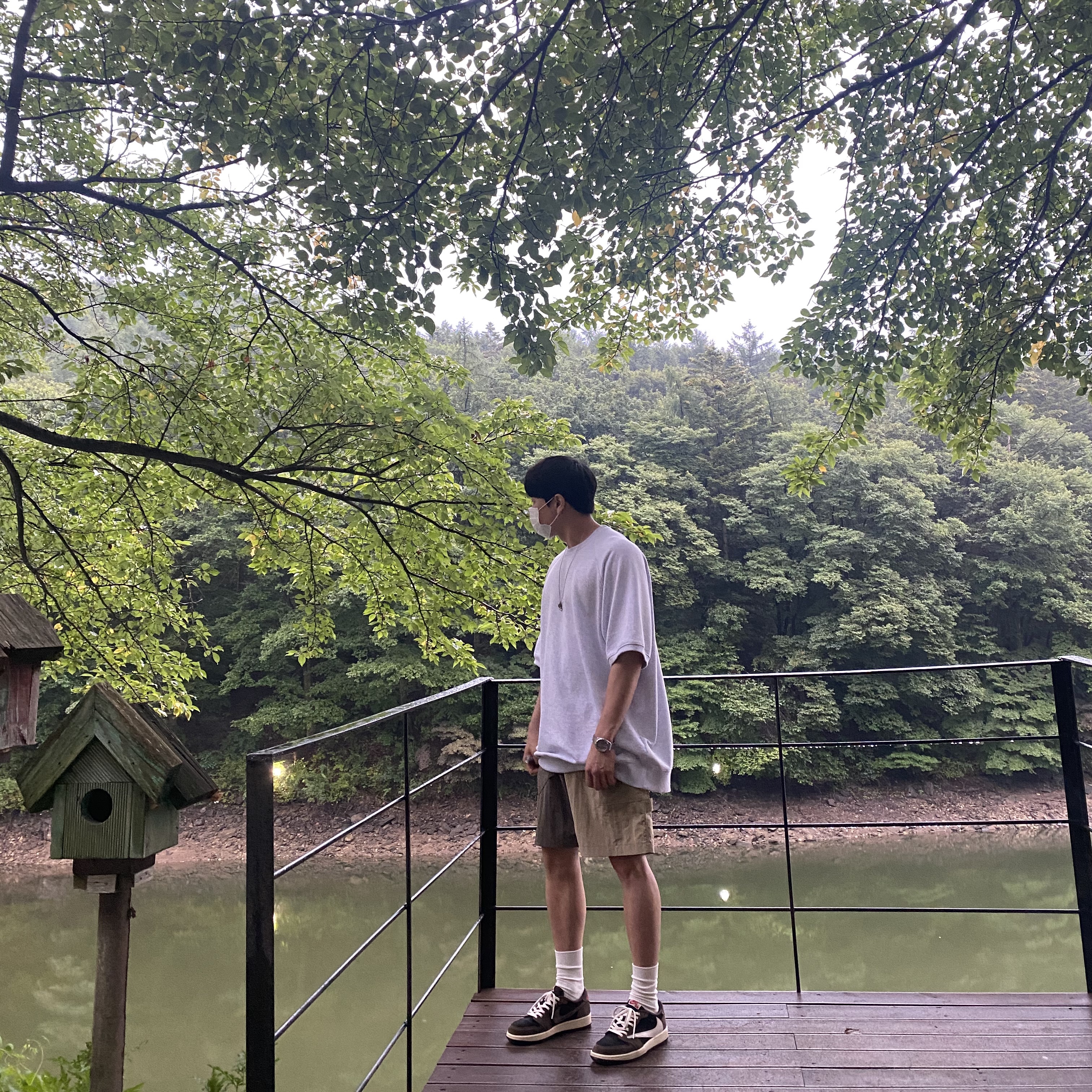 Jordan 1 x Travis Scott Retro Low OG SP Mocha 착용 스타일