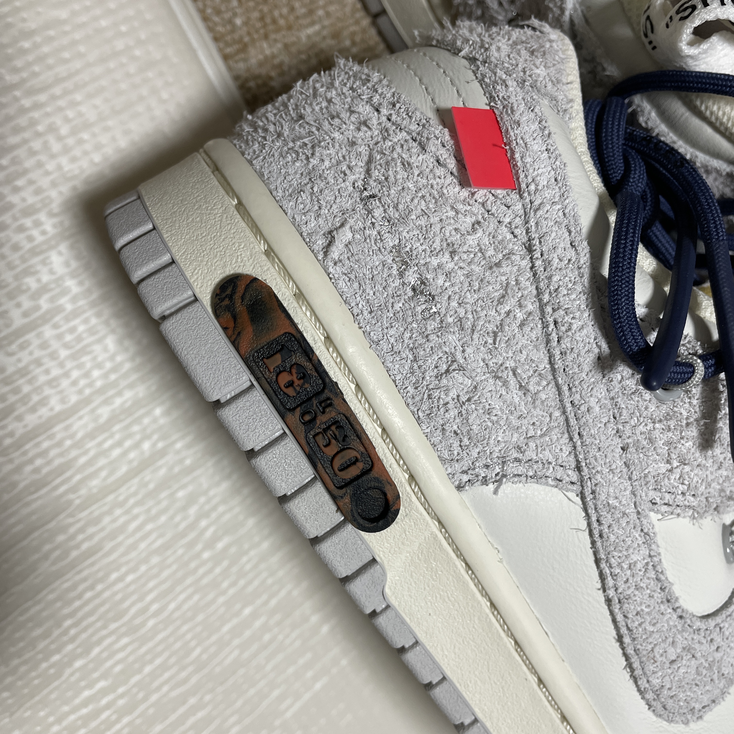 Nike x Off-White Dunk Low The 50 - Lot 18 착용 스타일 - 3