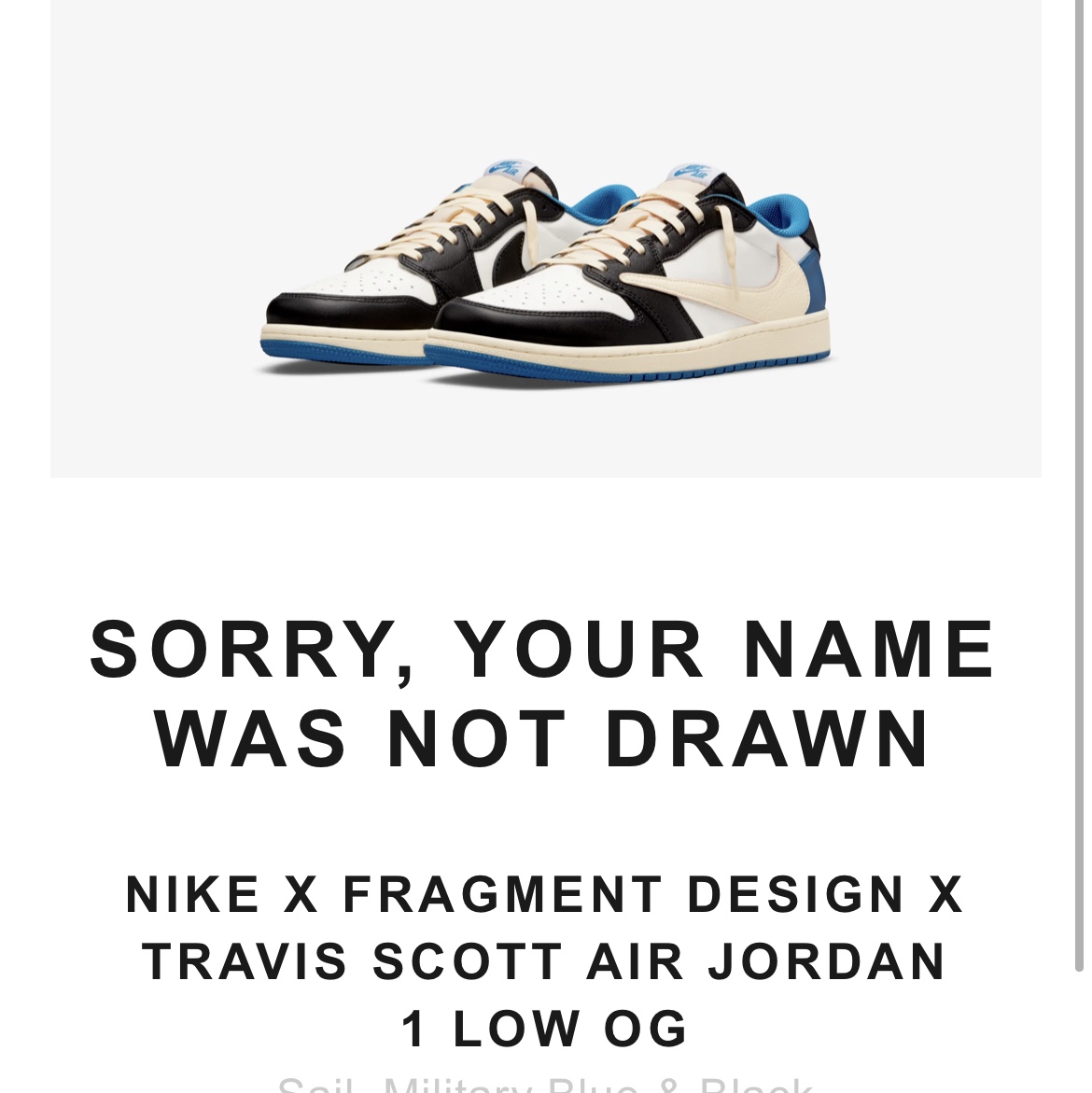 Jordan 1 x Travis Scott x Fragment Retro Low OG SP Military Blue 착용 스타일