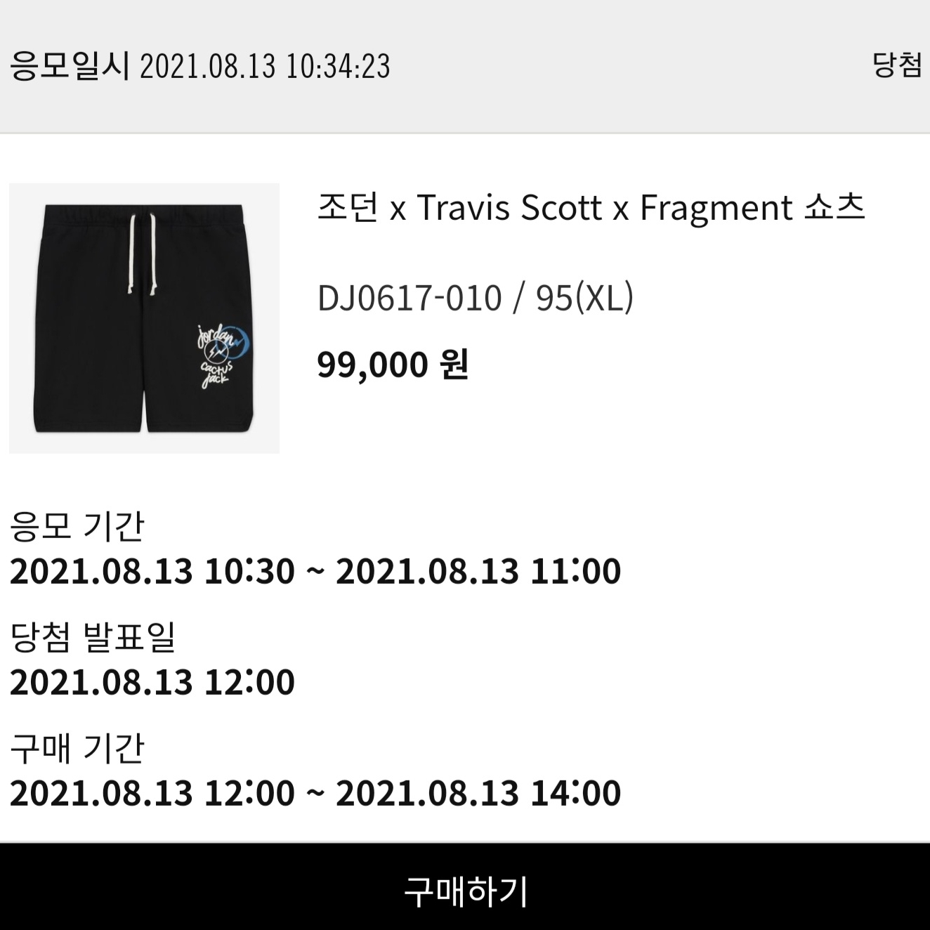 Jordan x Travis Scott x Fragment Shorts Black (DJ0617-010) 착용 스타일