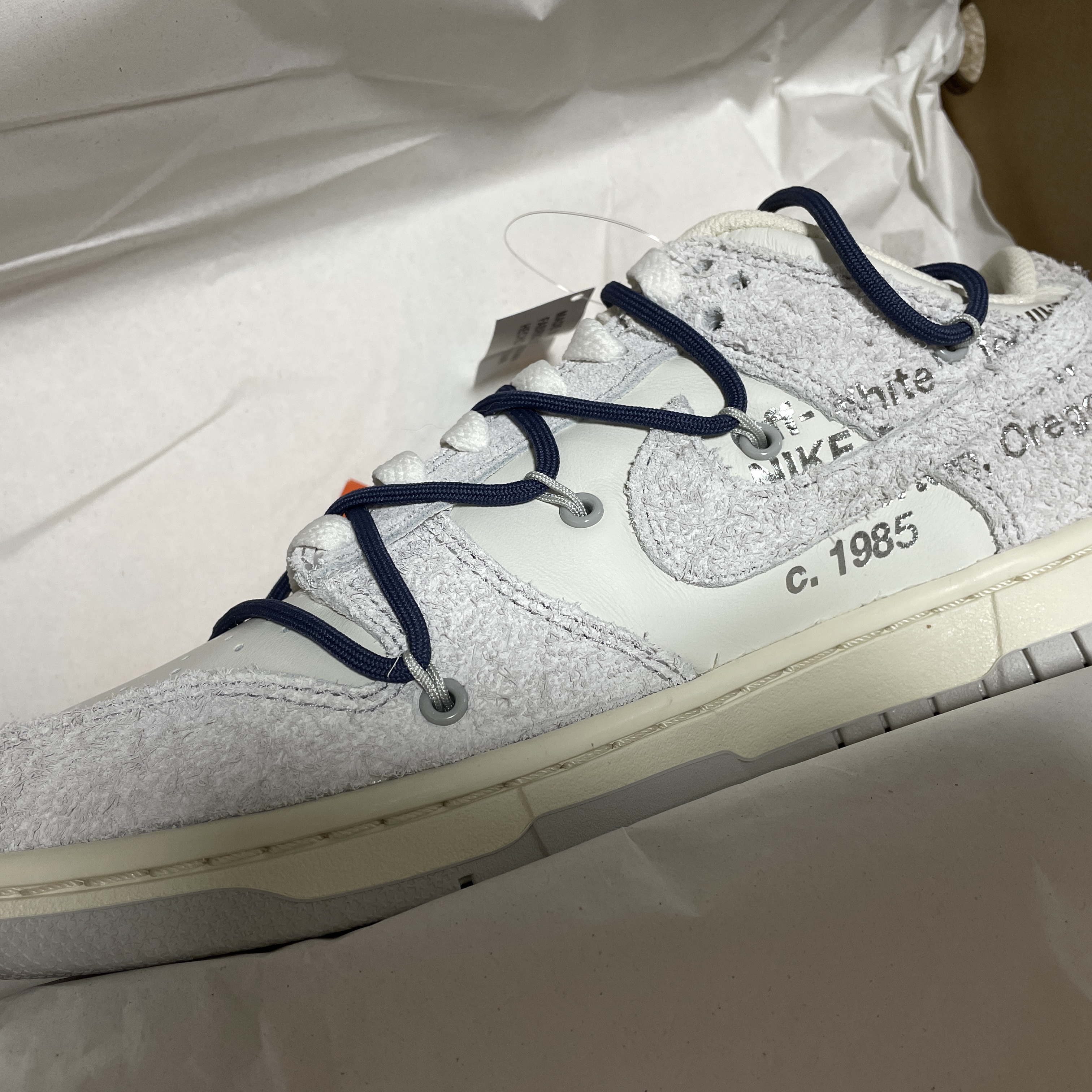 Nike x Off-White Dunk Low The 50 - Lot 18 착용 스타일 - 4