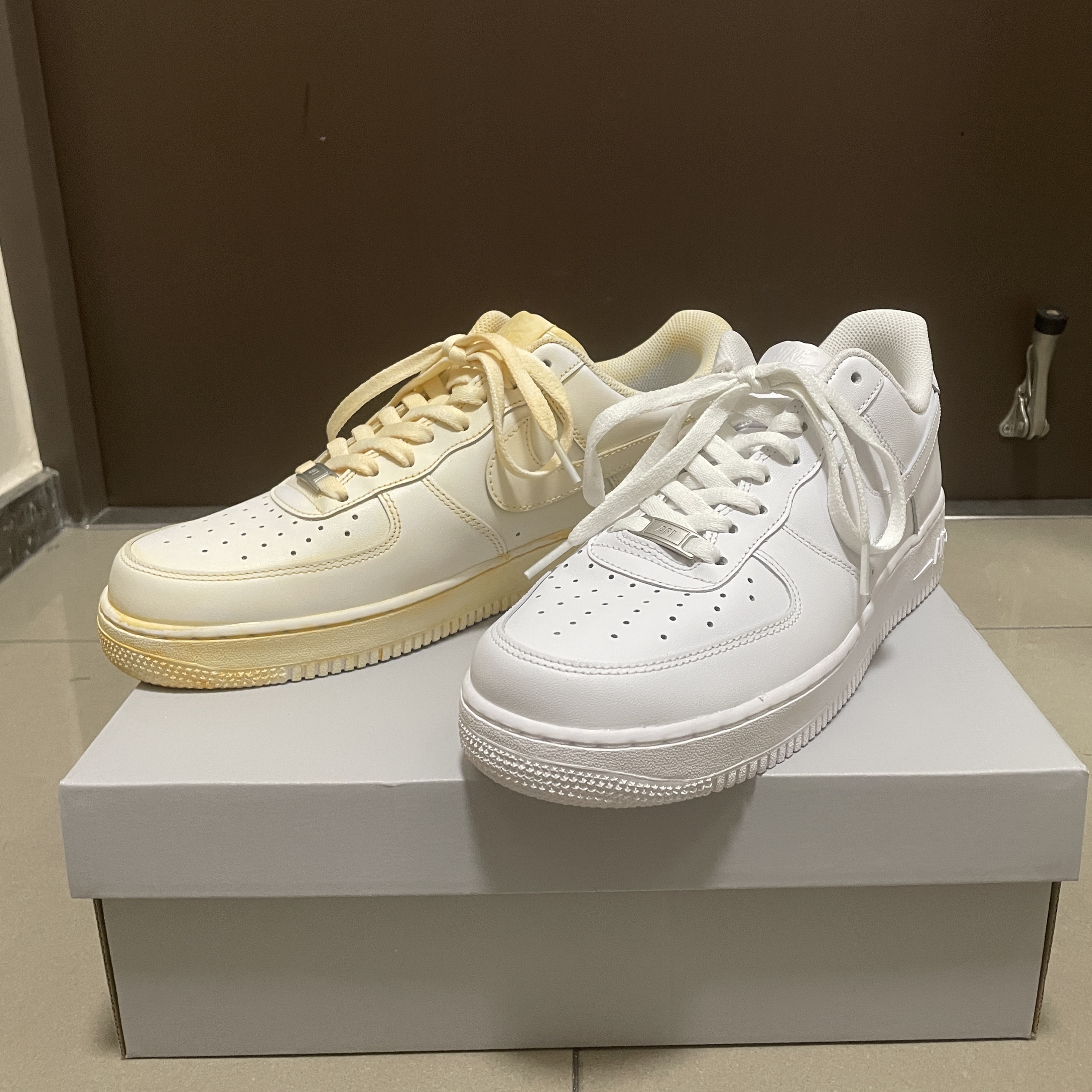 Nike Air Force 1 '07 Low White, Nike Air Force 1 '07 LV8 Timeless Classic 착용 스타일 - 1