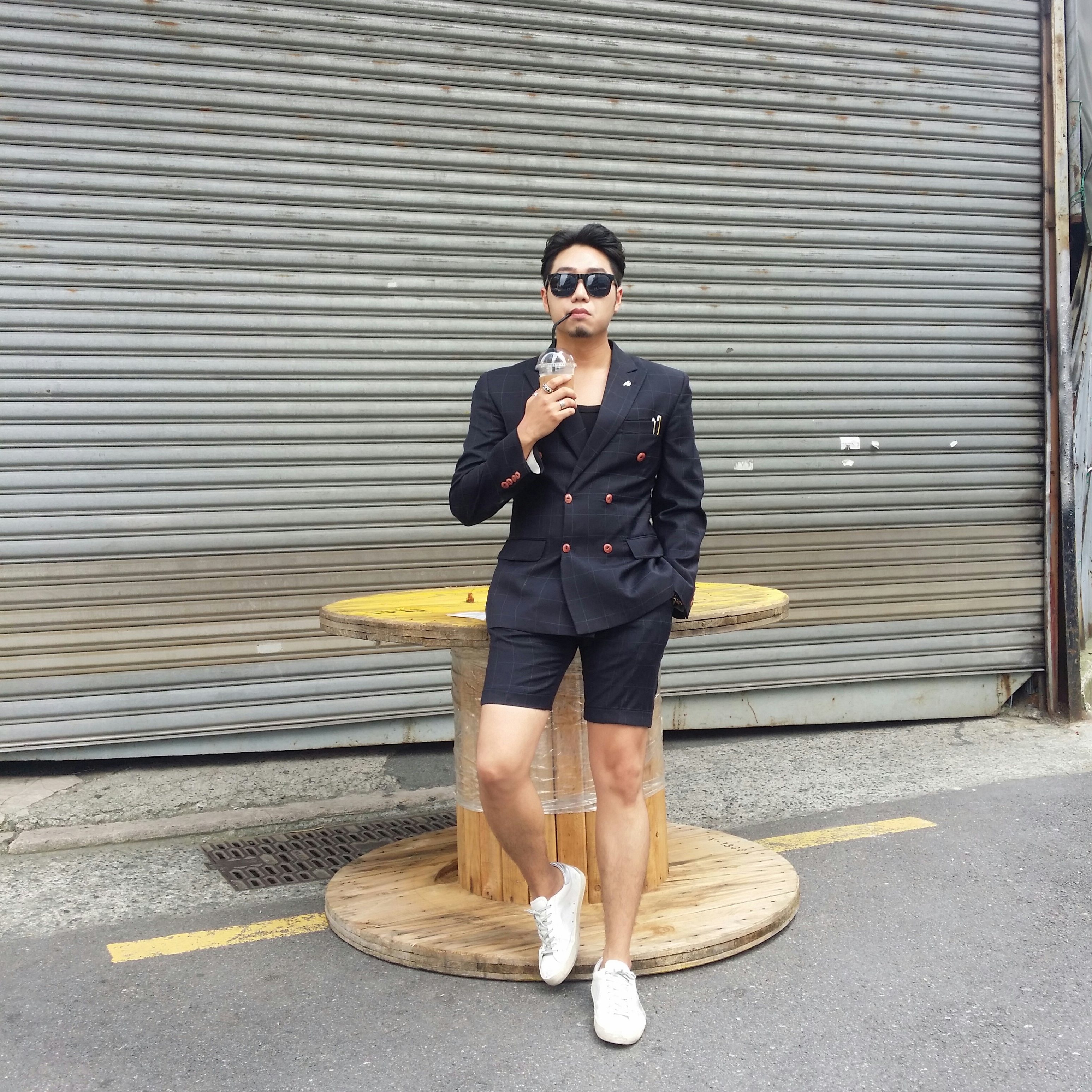 (W) Golden Goose Superstar White Silver Heel Tab Sneakers 착용 스타일