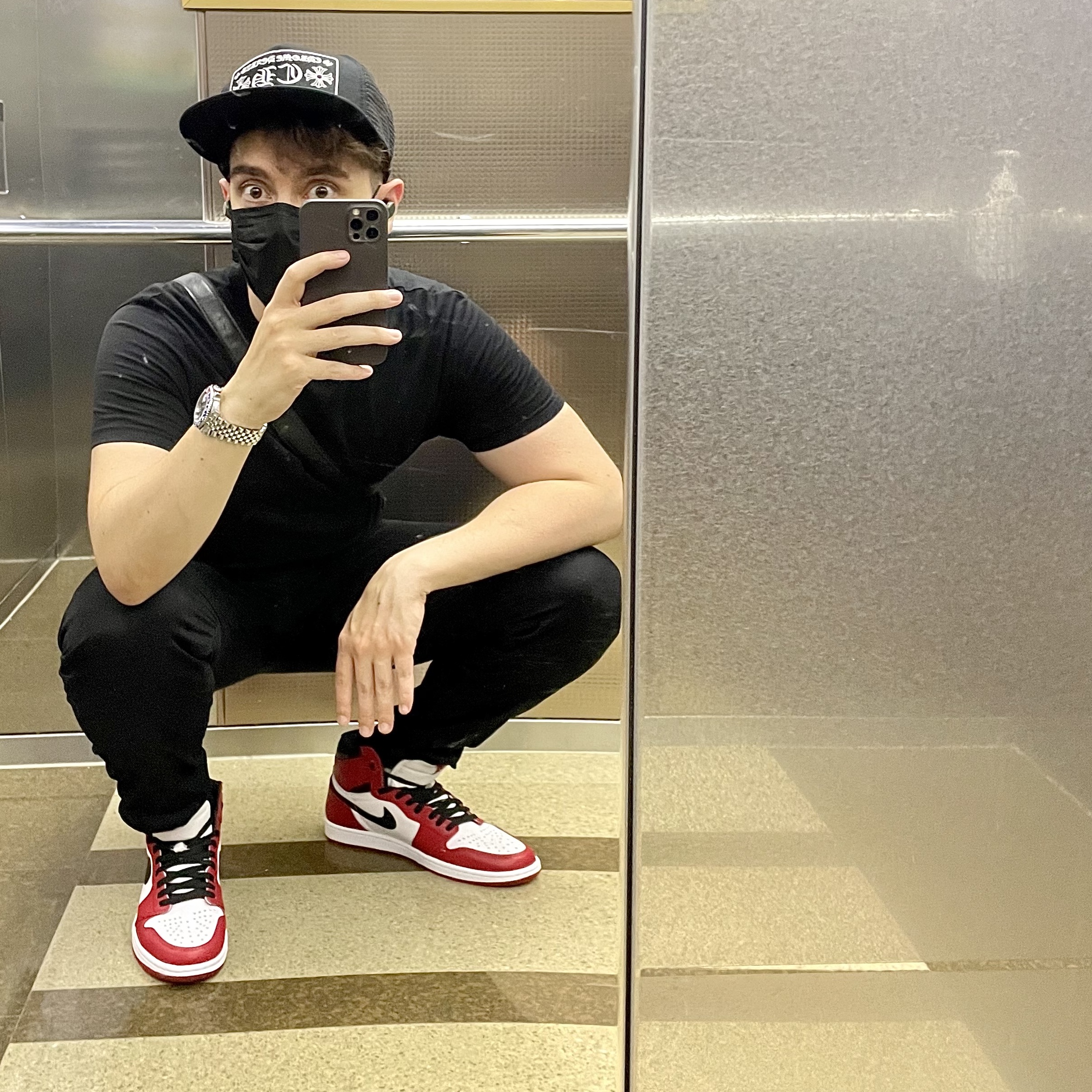 Jordan 1 Retro High OG Chicago 2015 착용 스타일 - 1