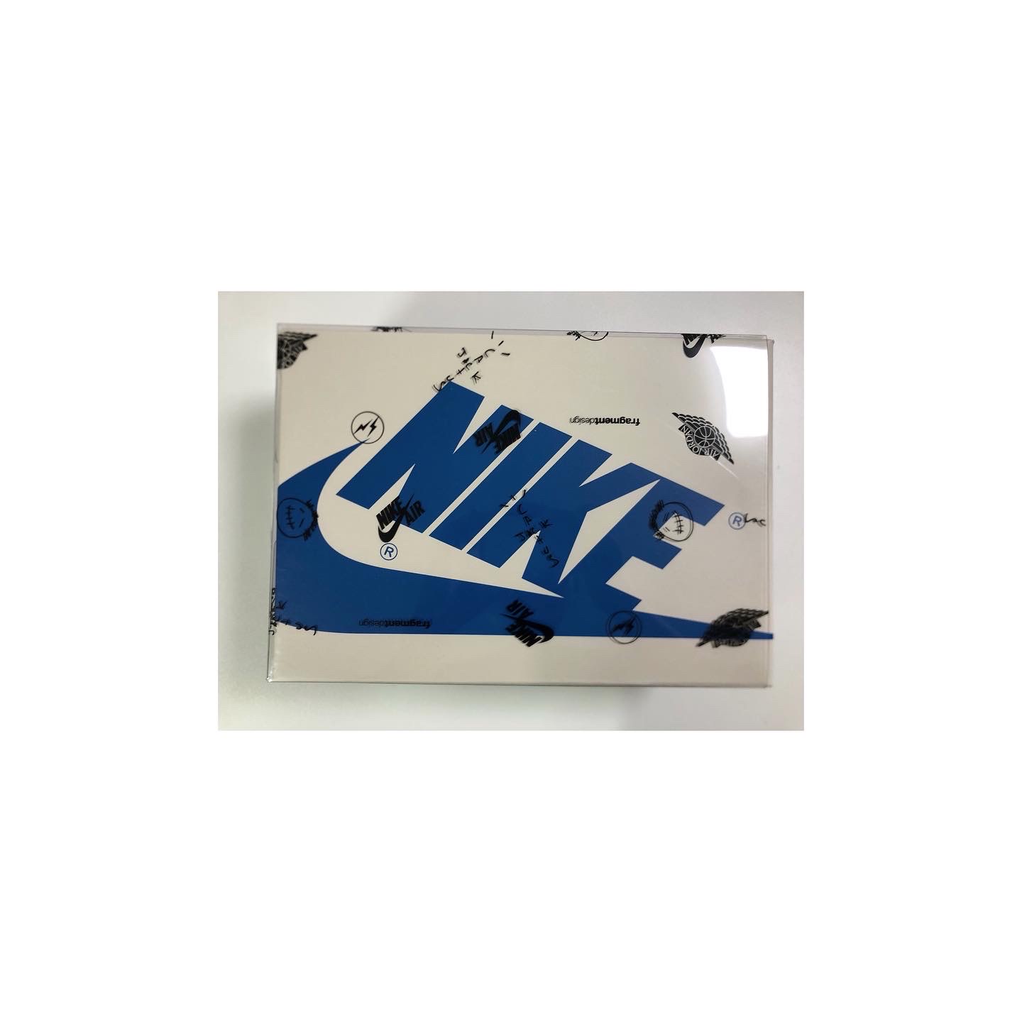 Jordan 1 x Travis Scott x Fragment Retro Low OG SP Military Blue 착용 스타일 - 5