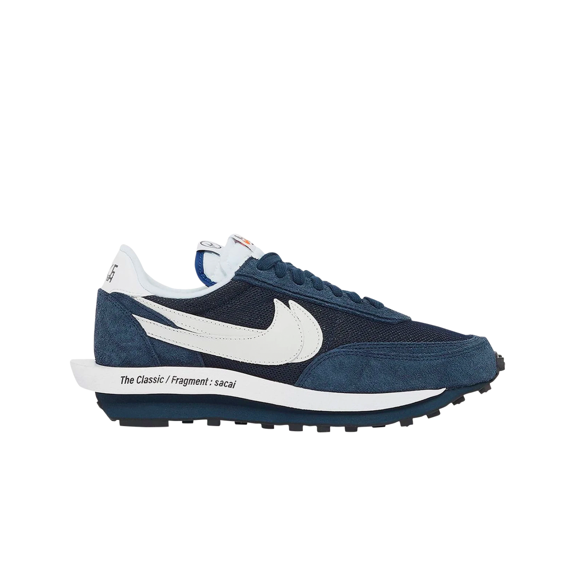 나이키 x 사카이 x 프라그먼트 LD와플 블랙큰드 블루(Nike x Sacai x Fragment LDWaffle Blackened Blue)