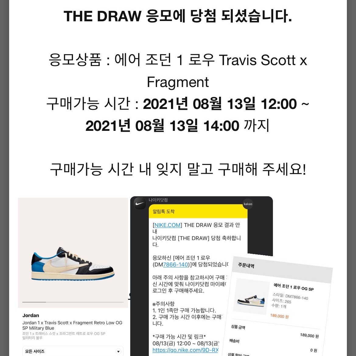 Jordan 1 x Travis Scott x Fragment Retro Low OG SP Military Blue 착용 스타일