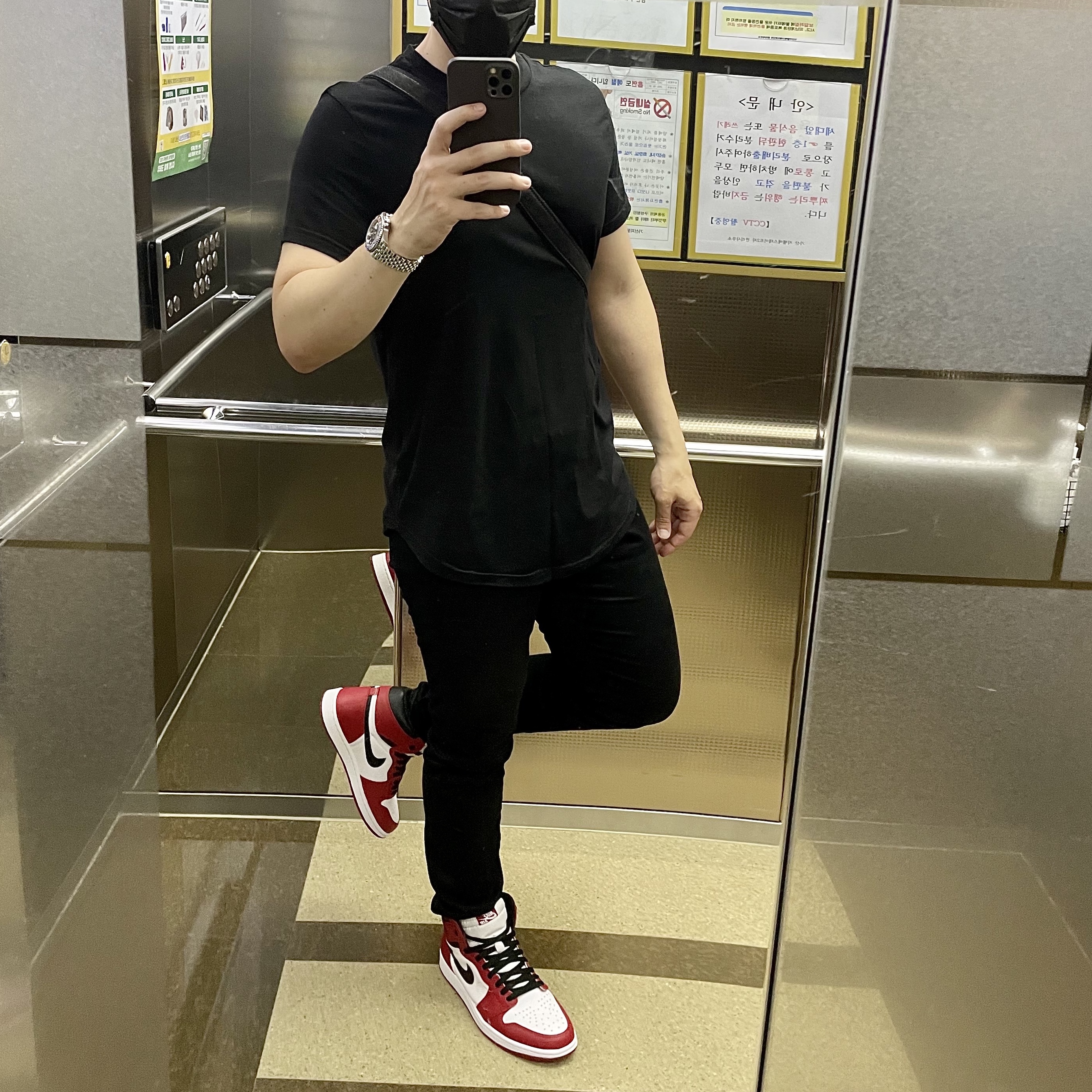 Jordan 1 Retro High OG Chicago 2015 착용 스타일 - 2