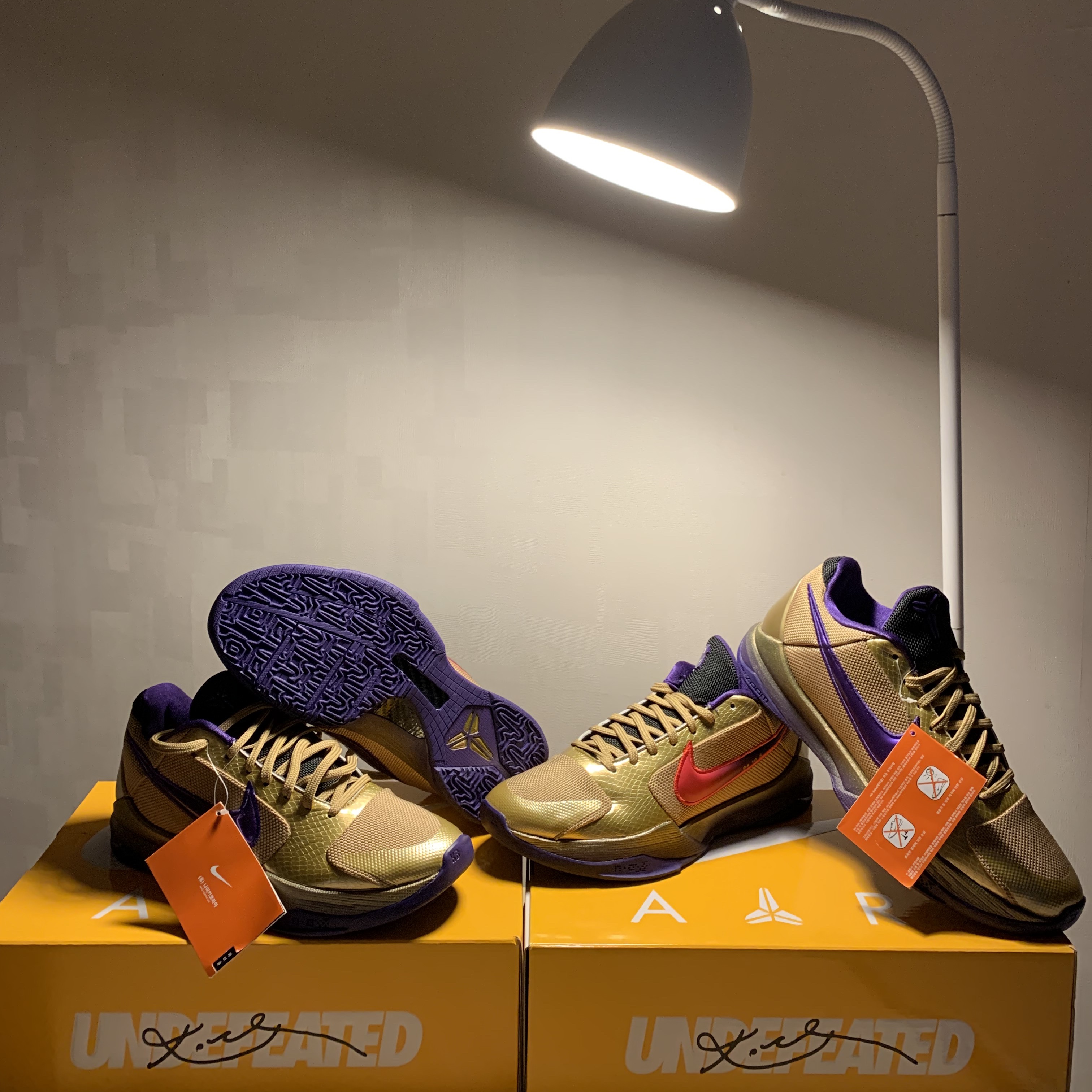 Nike x Undefeated Kobe 5 Protro Hall of Fame 착용 스타일