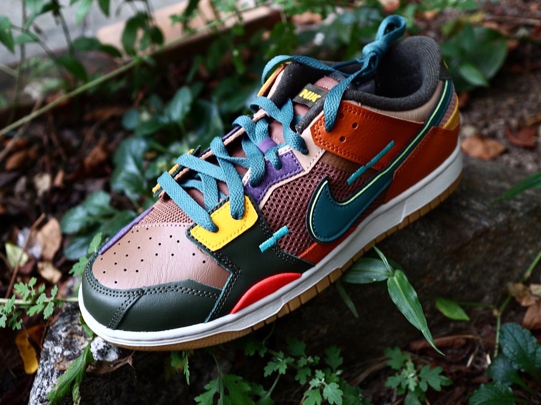Nike Dunk Scrap Archeo Brown 착용 스타일 - 1